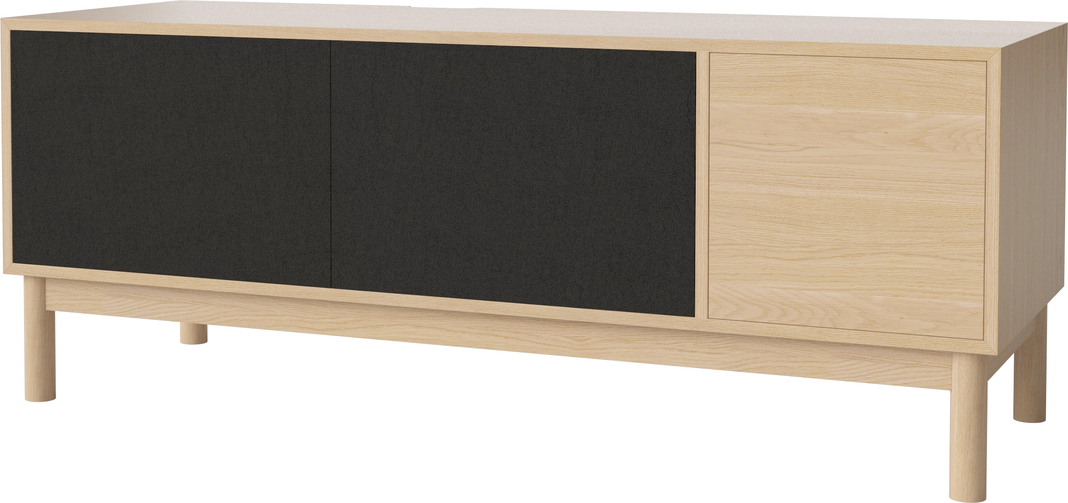 RTV cabinet Case bleached oak veneer