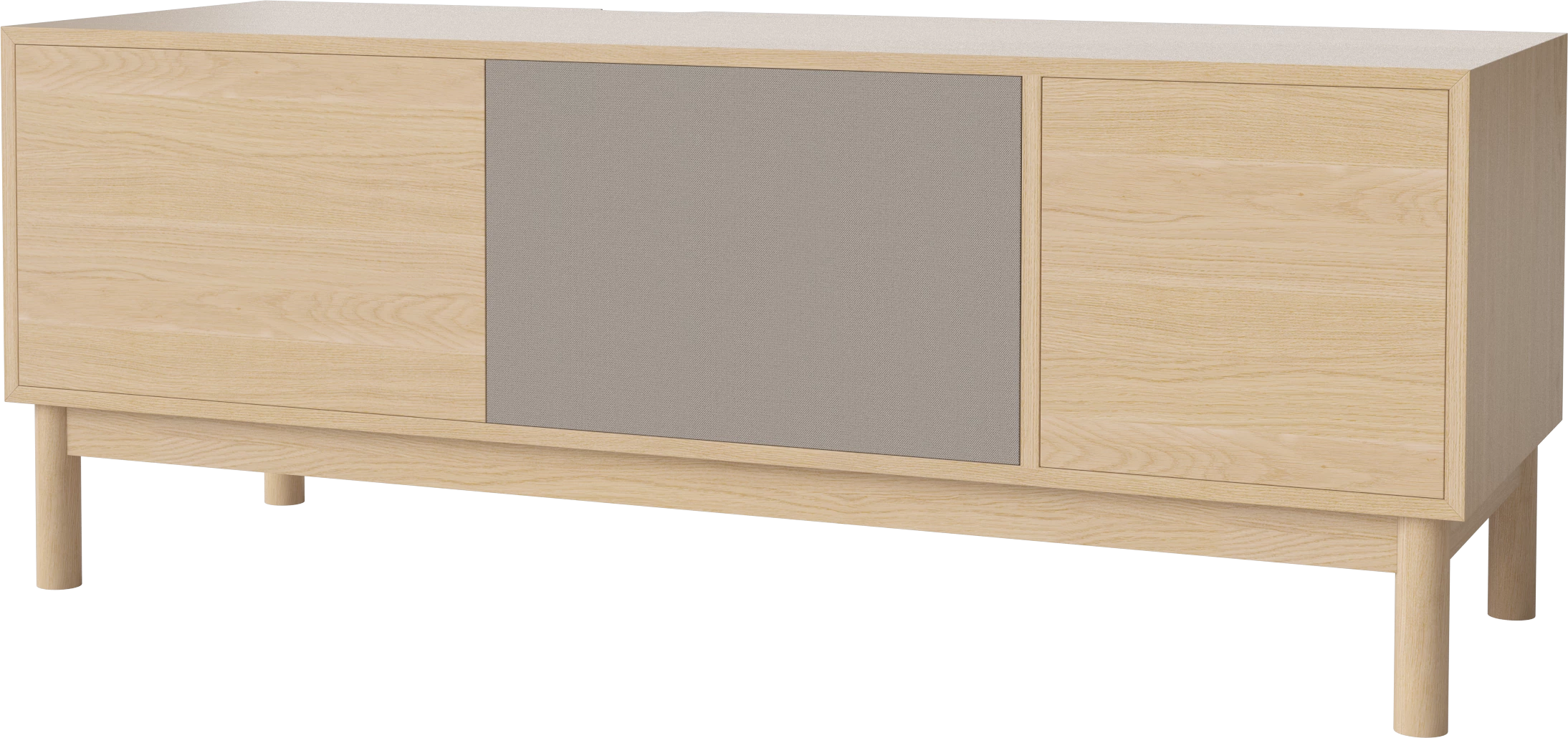 RTV cabinet Case bleached oak veneer