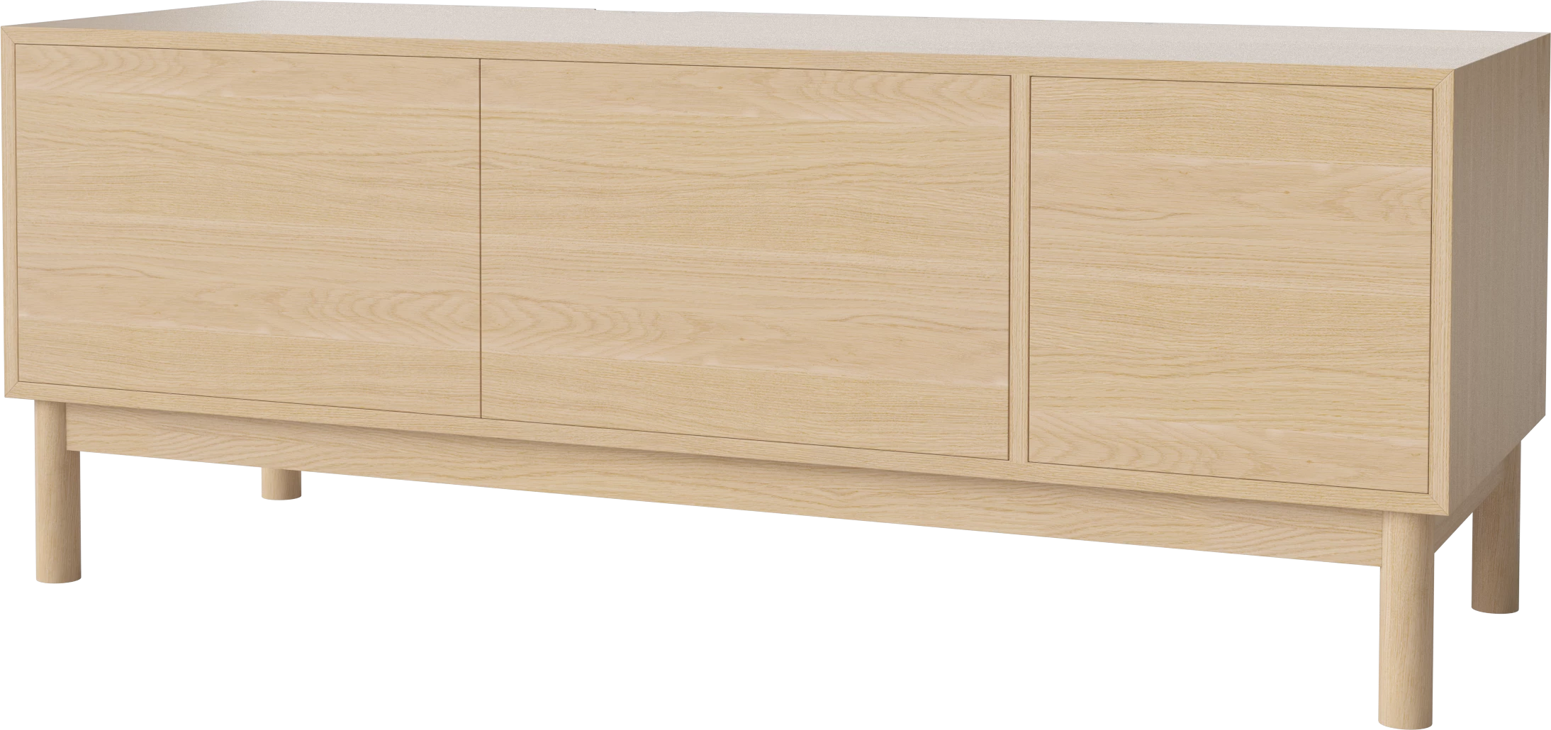 RTV cabinet Case bleached oak veneer