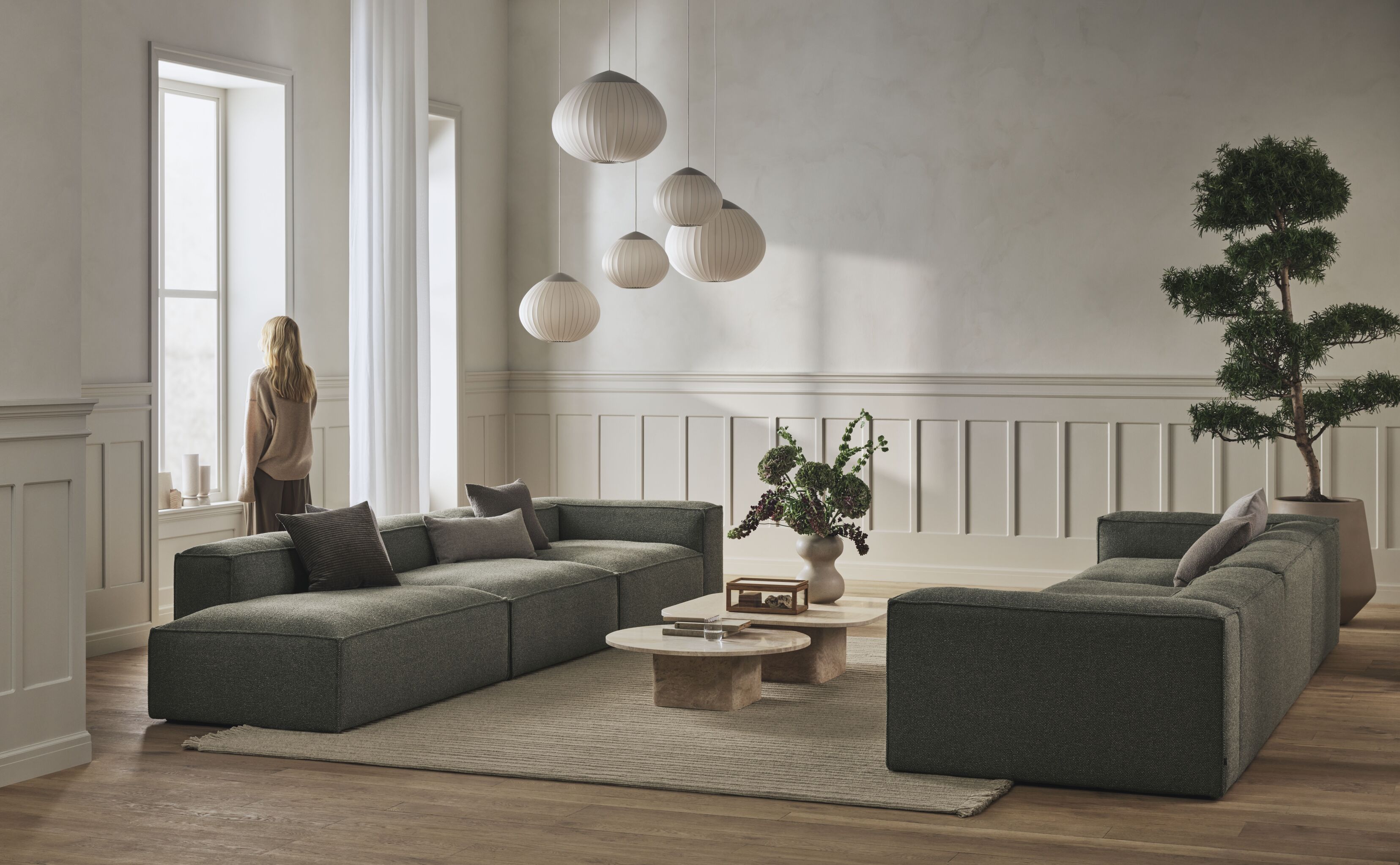 Cream kelo rug