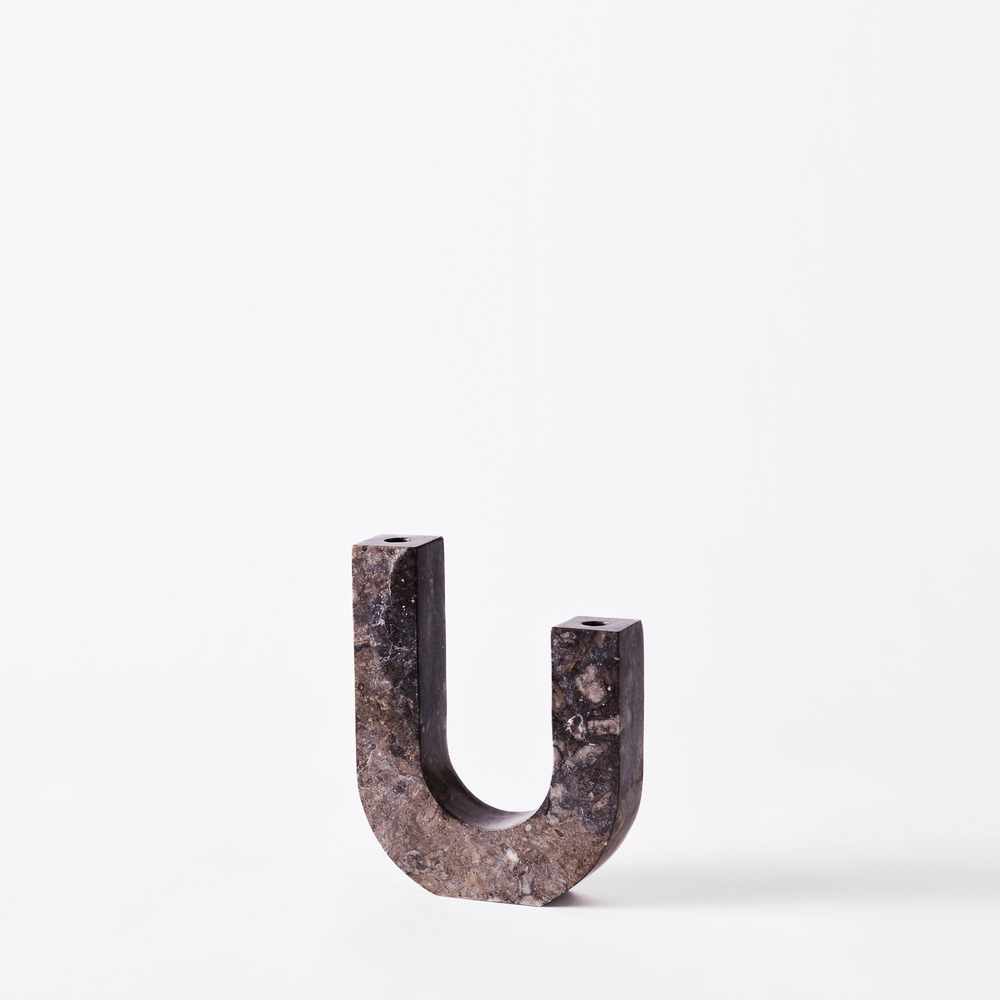 Kerzenhalter ARCO grauer Marmor