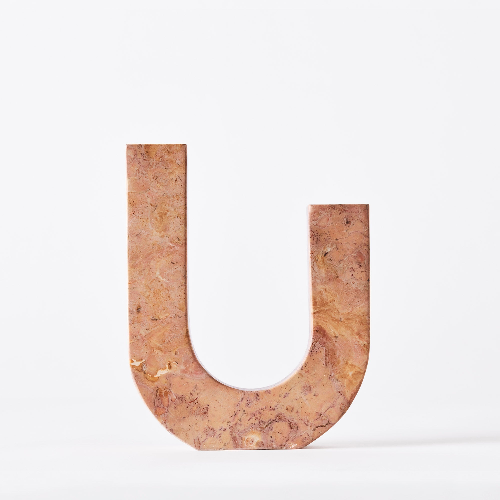 ARCO Candle Holder Orange Marble