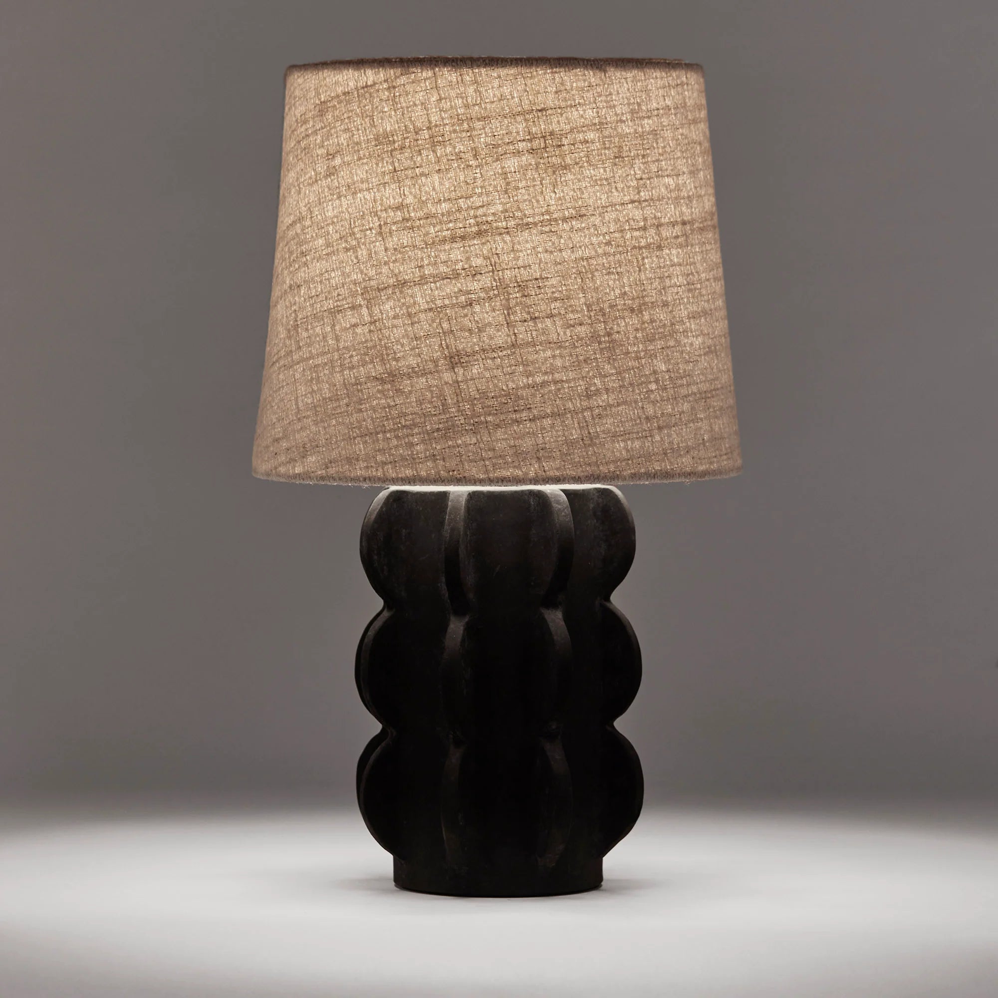 Lampa stołowa ACISSIMO czarna ceramika