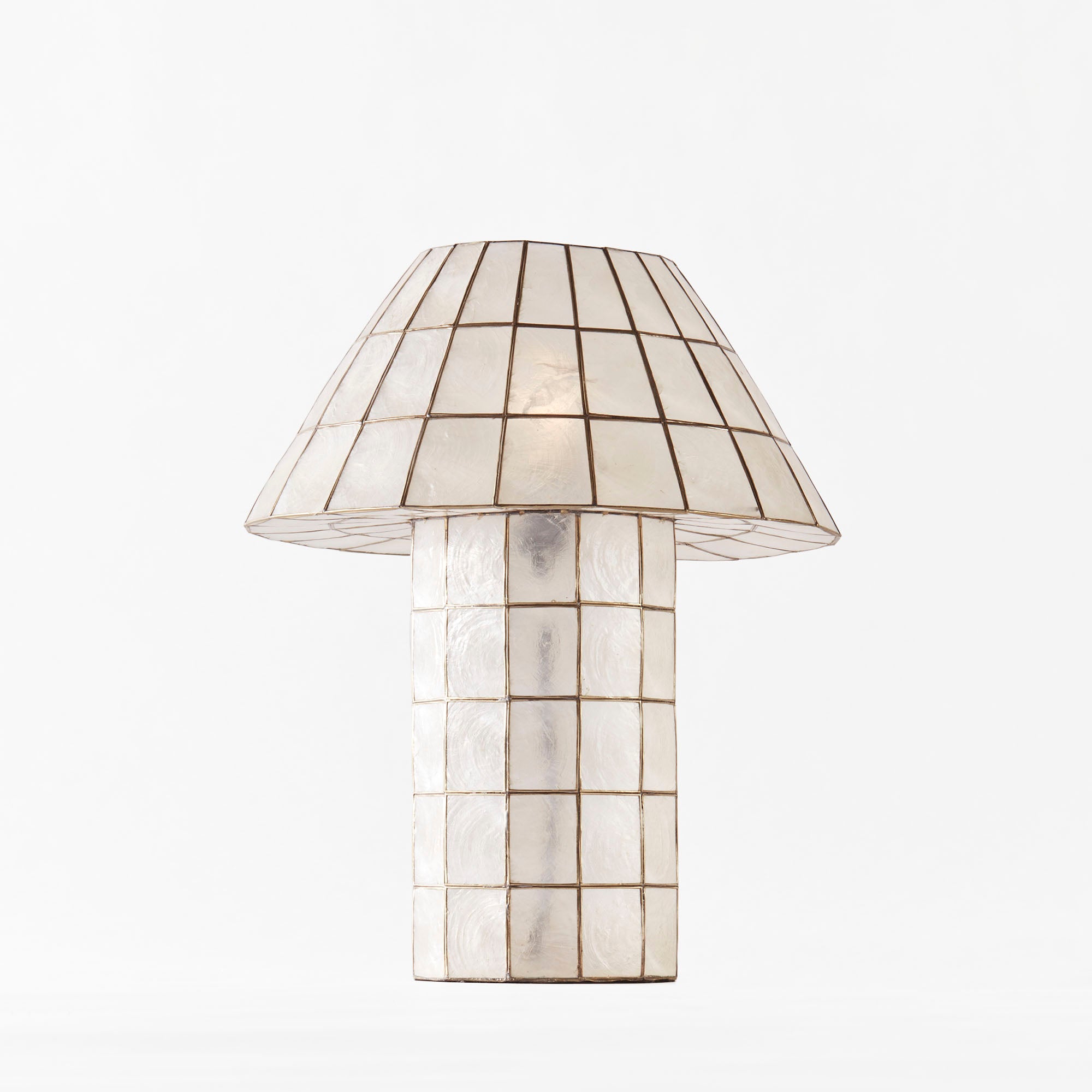 Lampa stołowa CORNELIA muszle Capiz