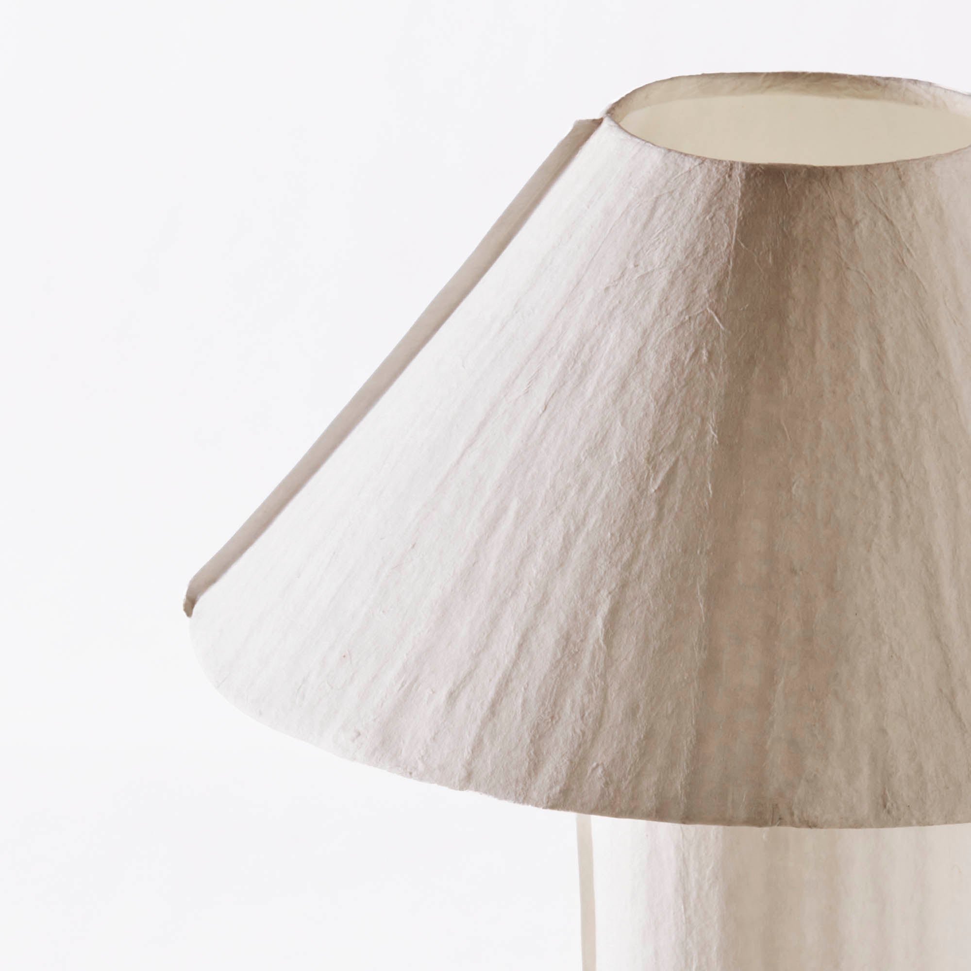 Lampa stołowa PAPER złamana biel