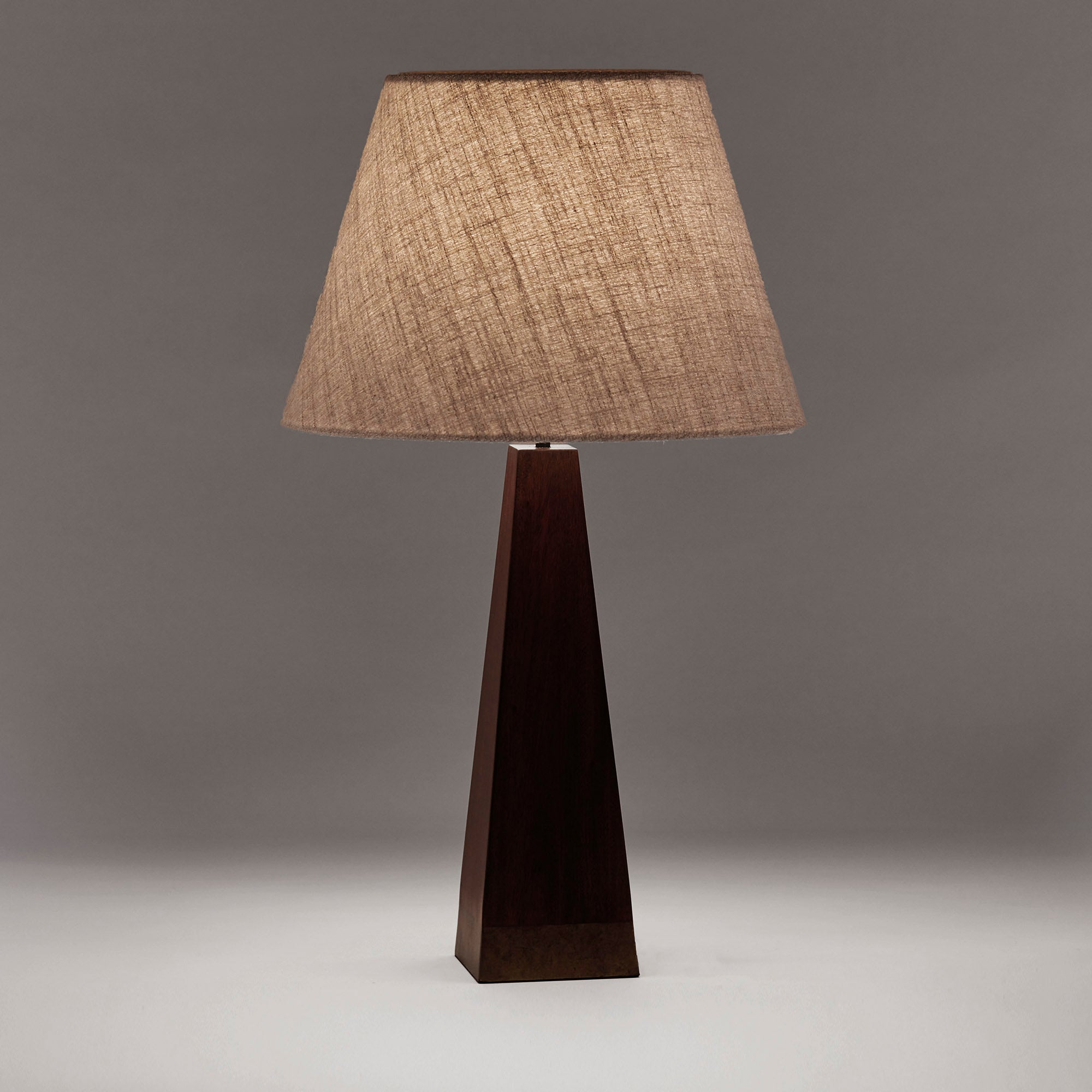 Lampa stołowa PYRAMID fornir jesionowy