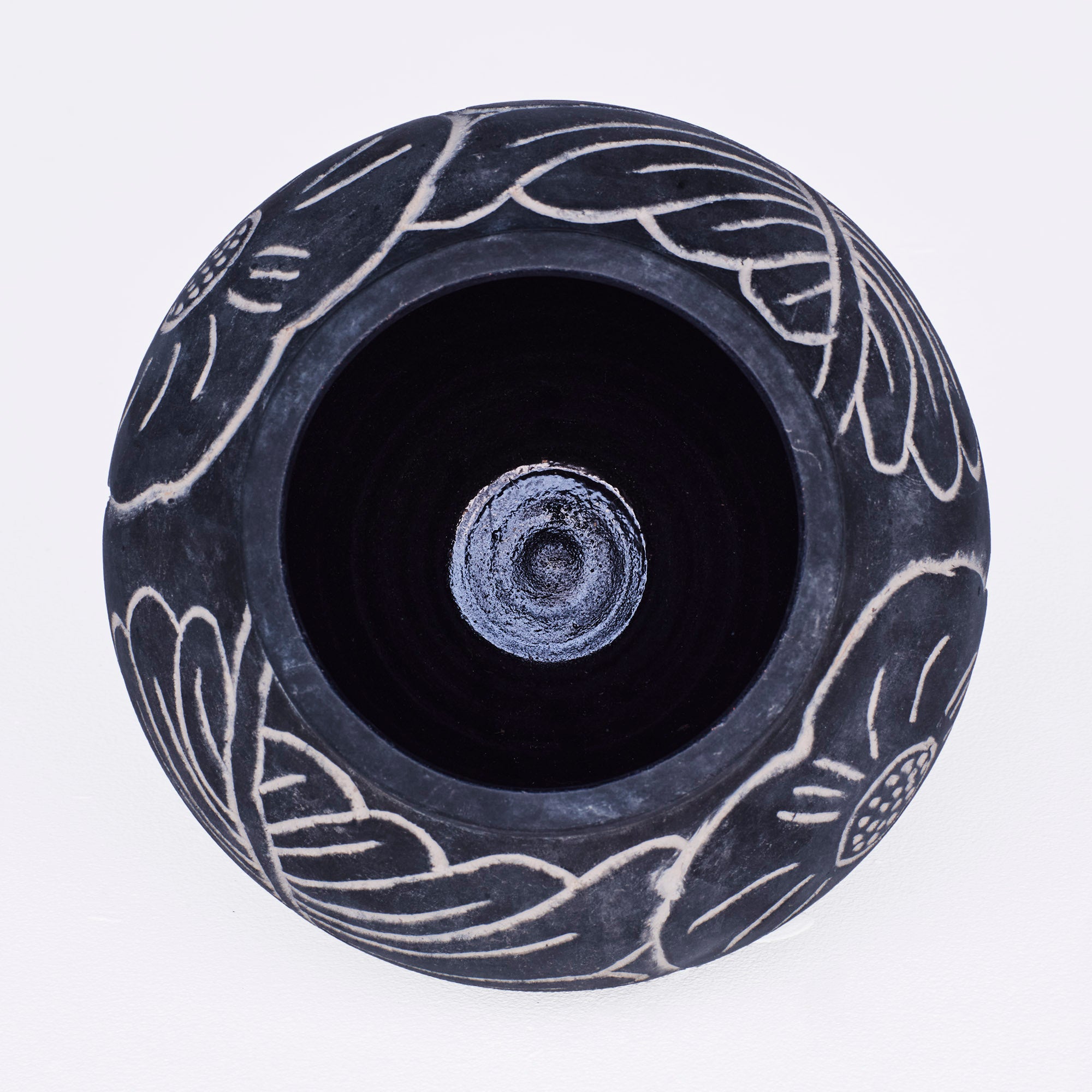 FRIDA vase black ceramic