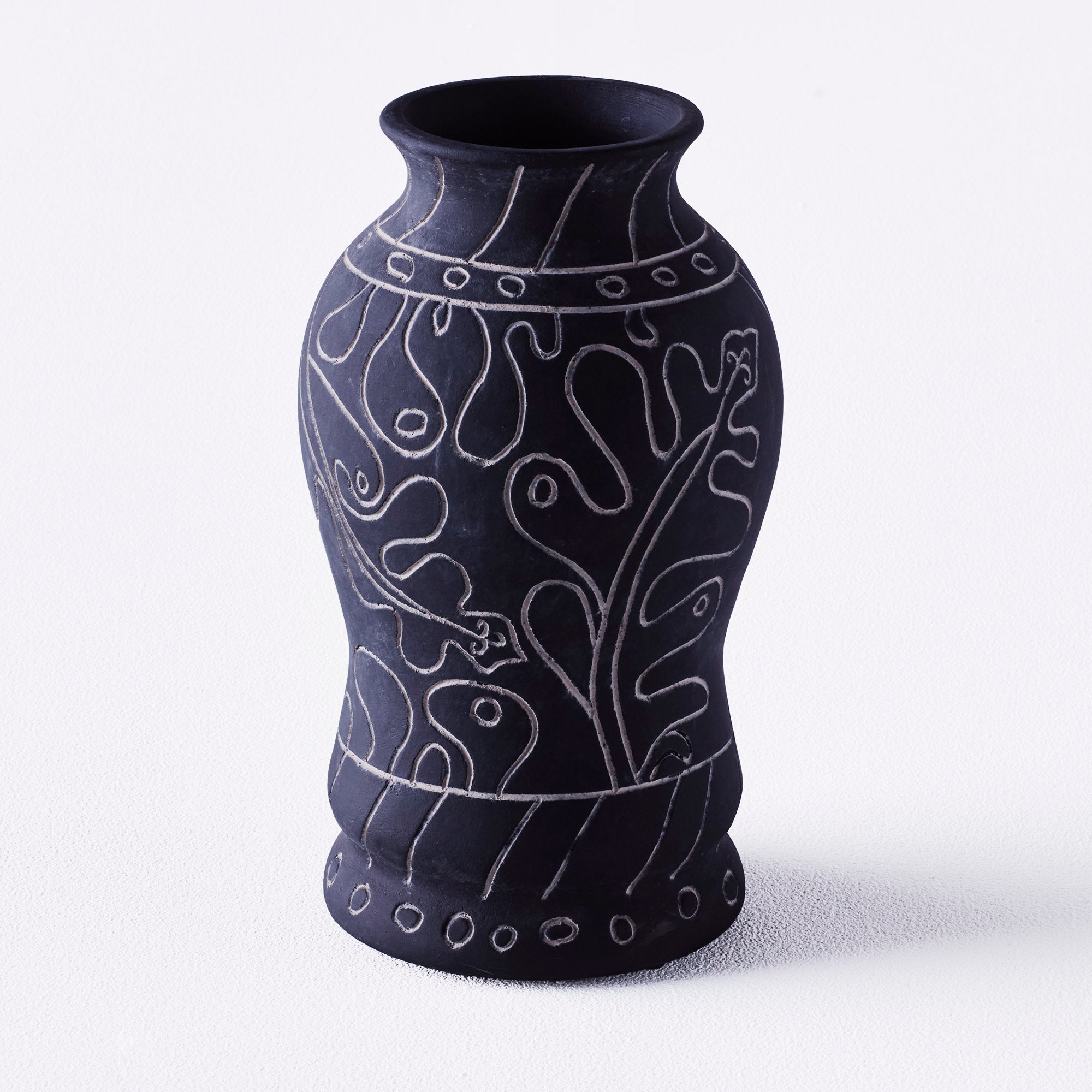FRIDA vase black ceramic