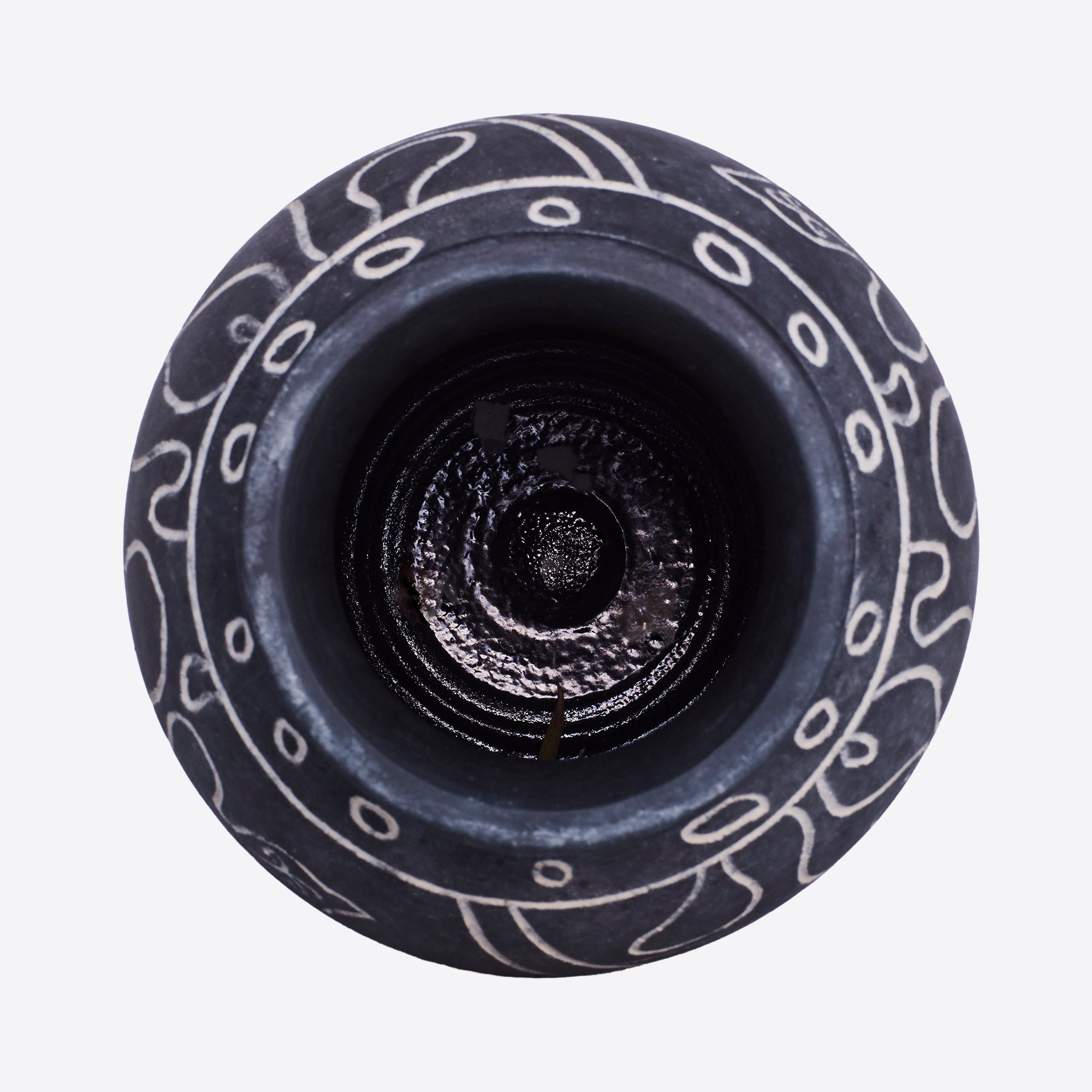 FRIDA vase black ceramic