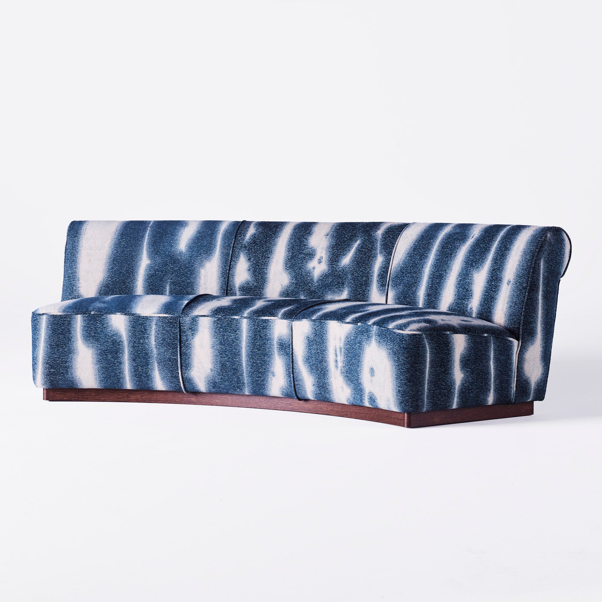 Sofa PARIS niebieski szenil