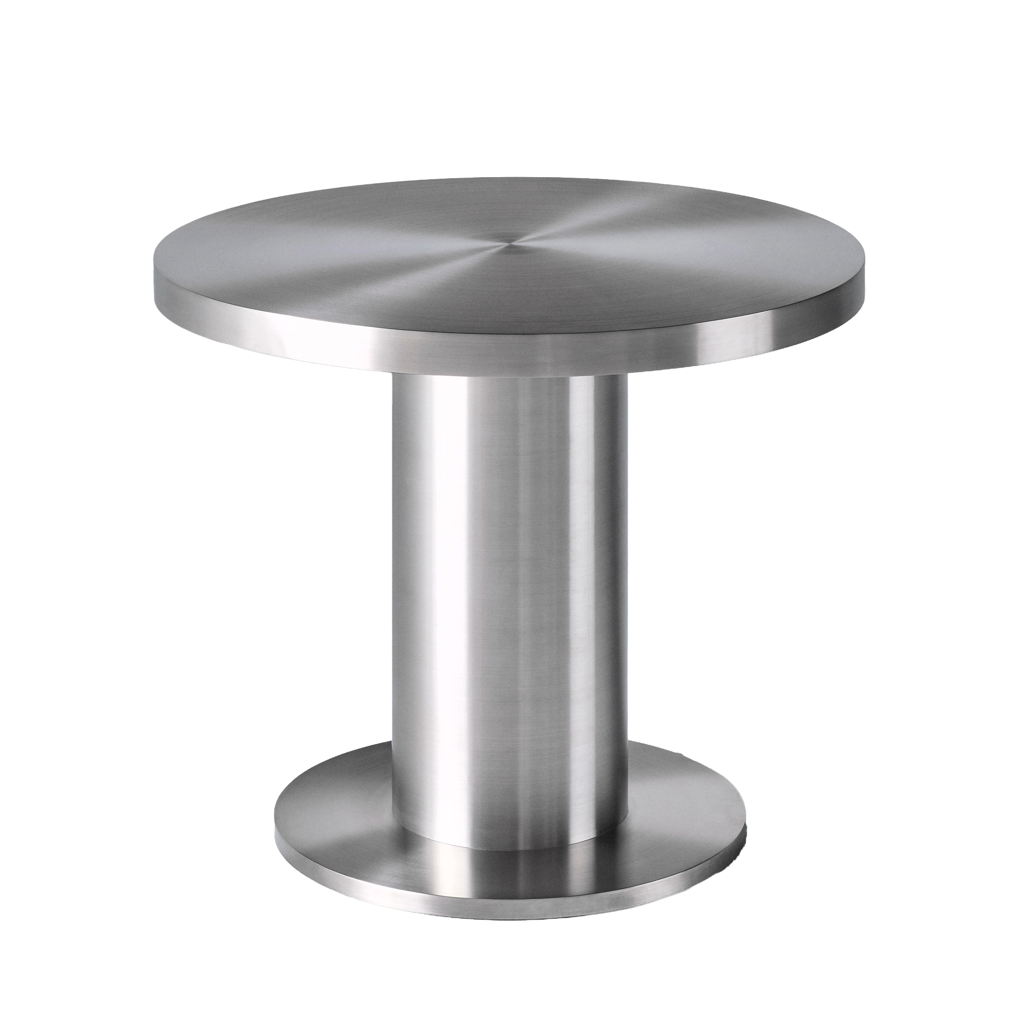 Round Table CUFFLINK Polished Steel