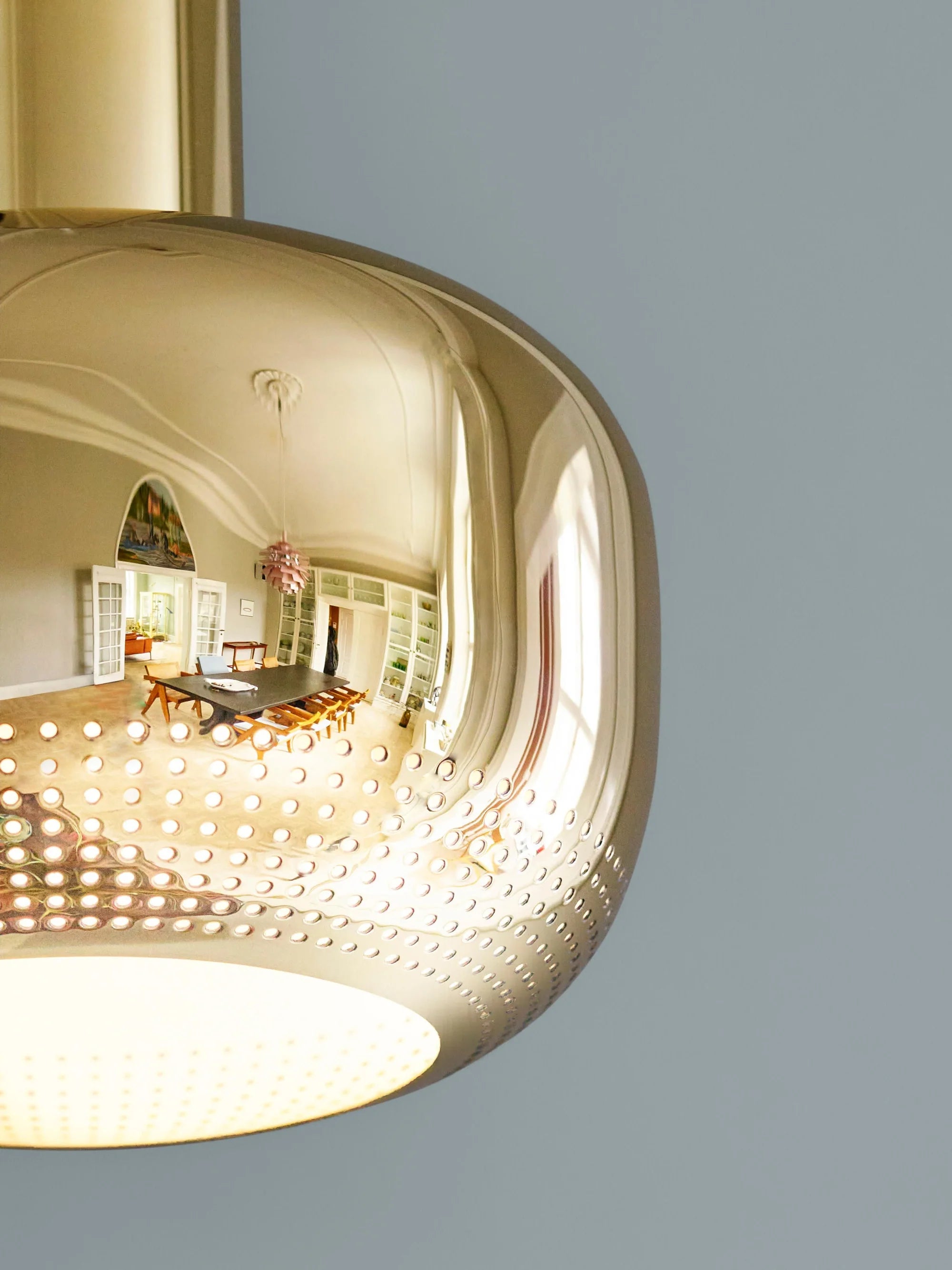 Pendelleuchte VL 56 poliertes Messing