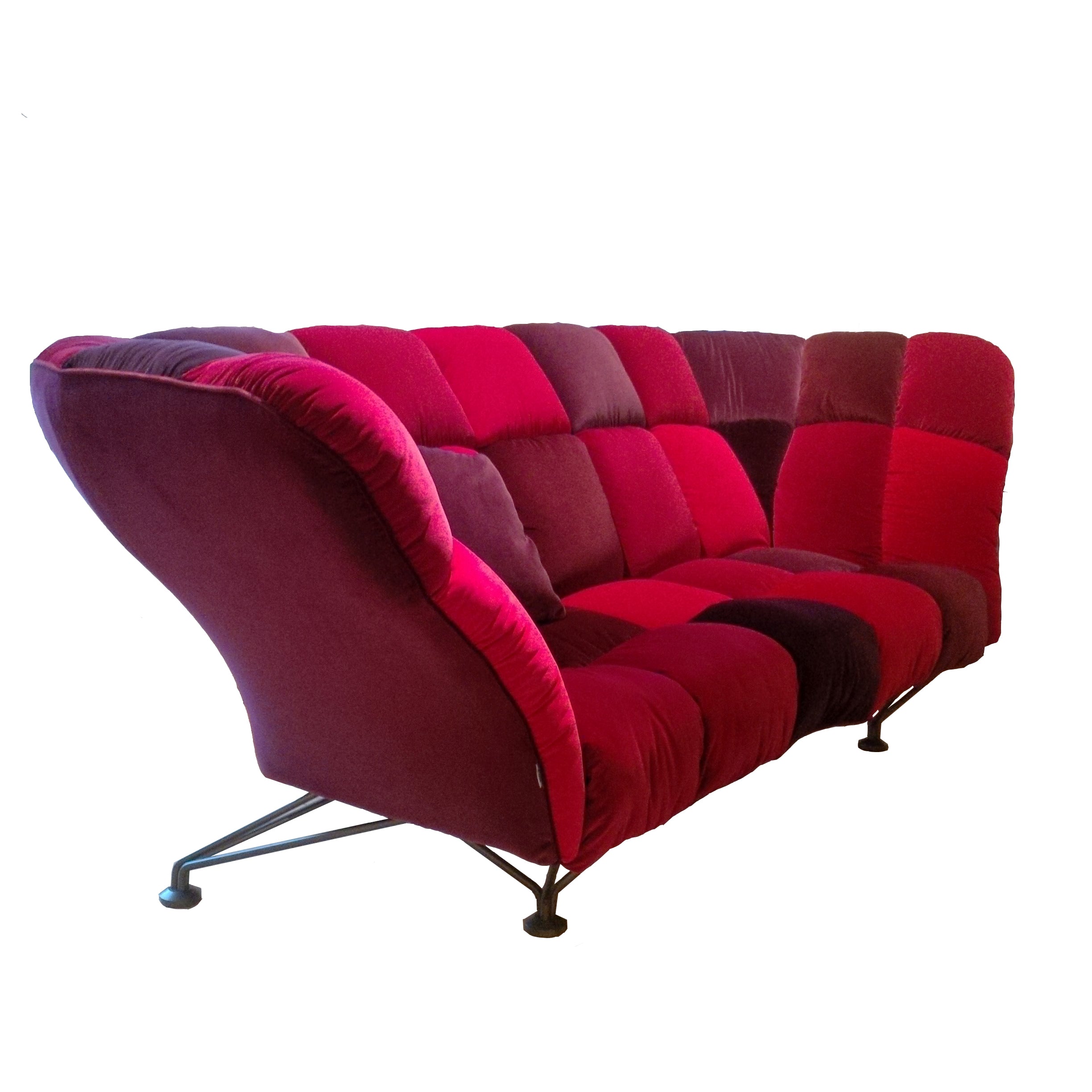 Sofa 33 cuscini red