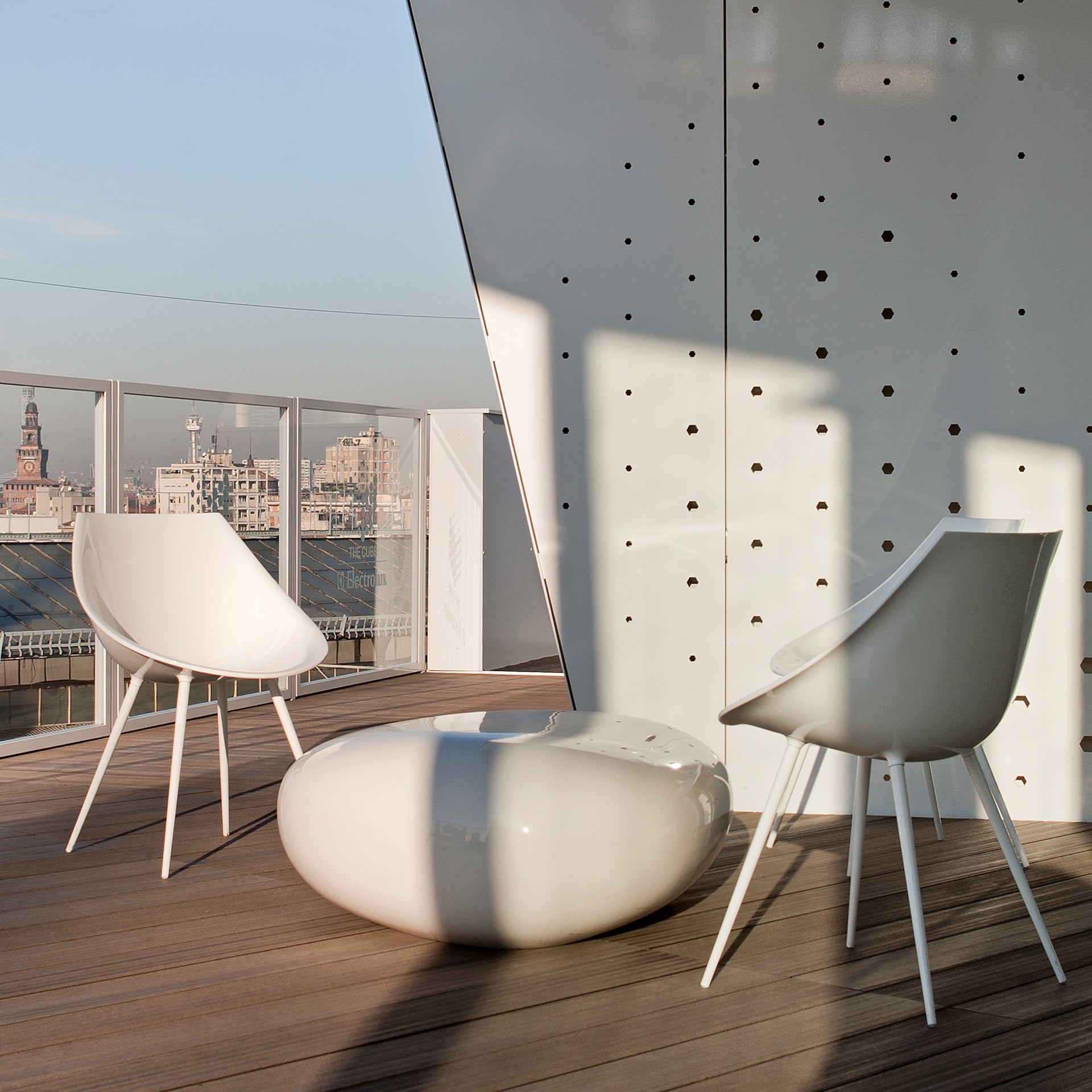 Blue lagò chair