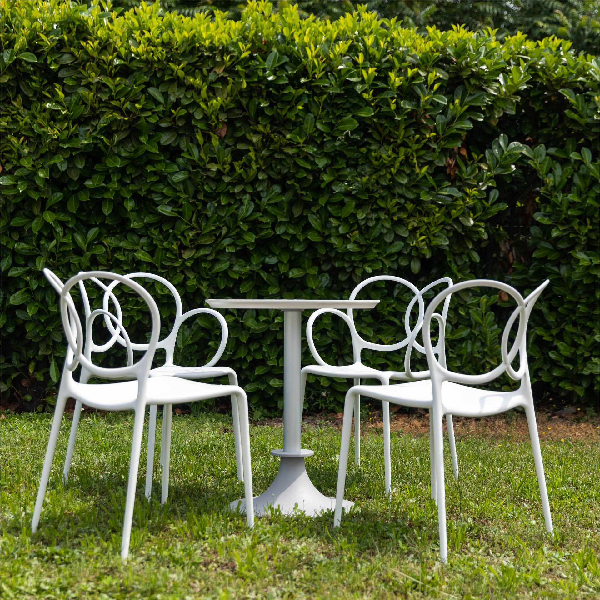 Lord Yi White Marmor Cafe Table