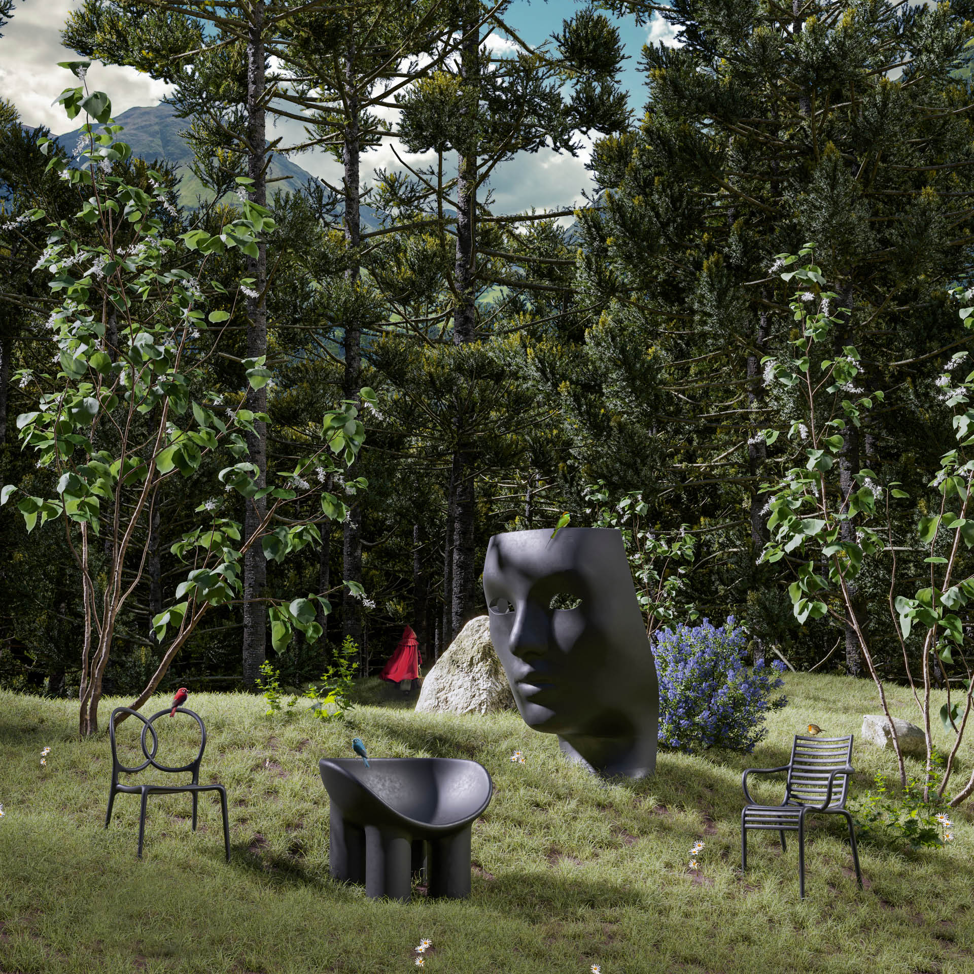 PIP-E Dark gray chair