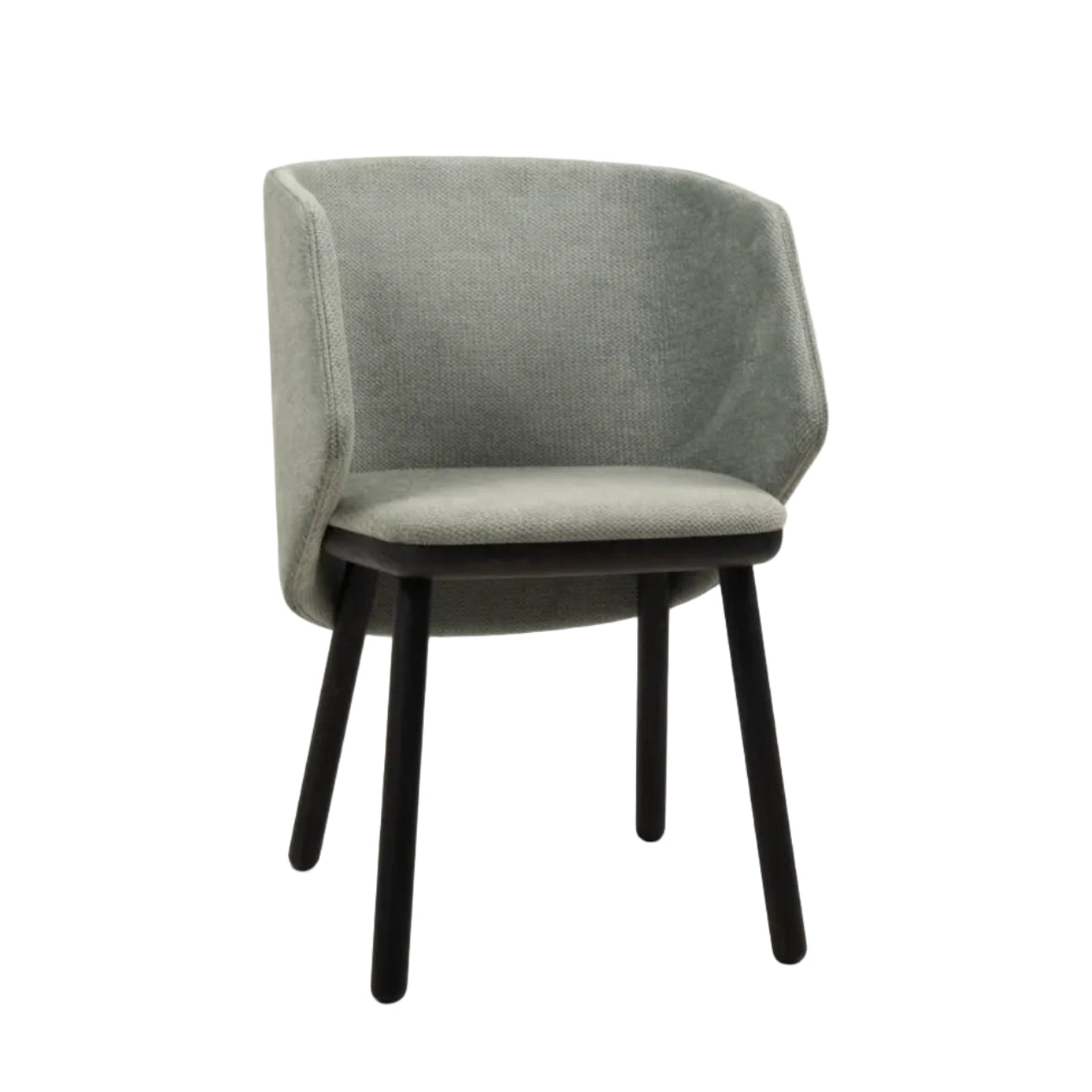 IKKOKU II Upholstered Chair with Wooden Base