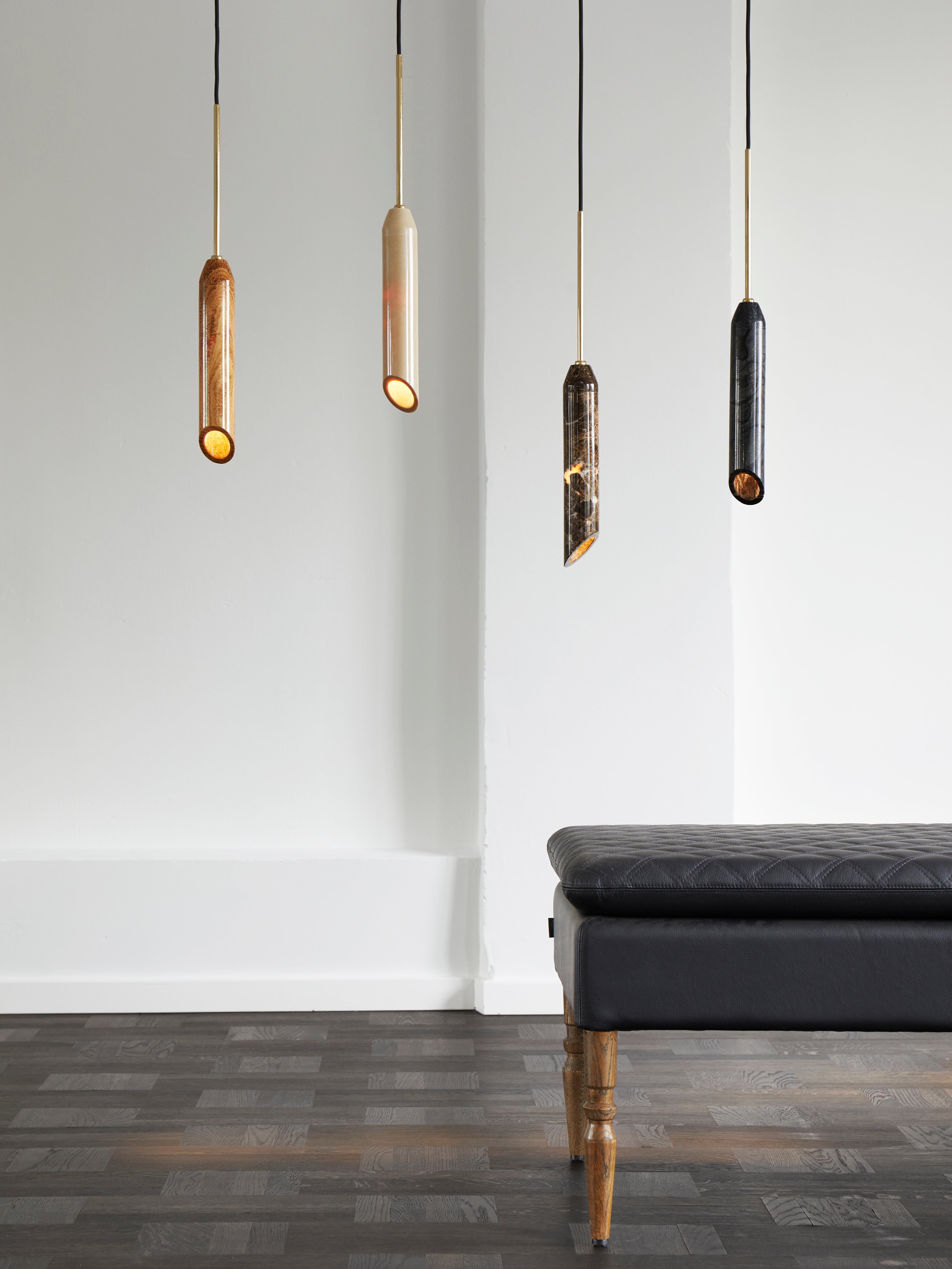 MARBLE ART pendant lamp sandy marble