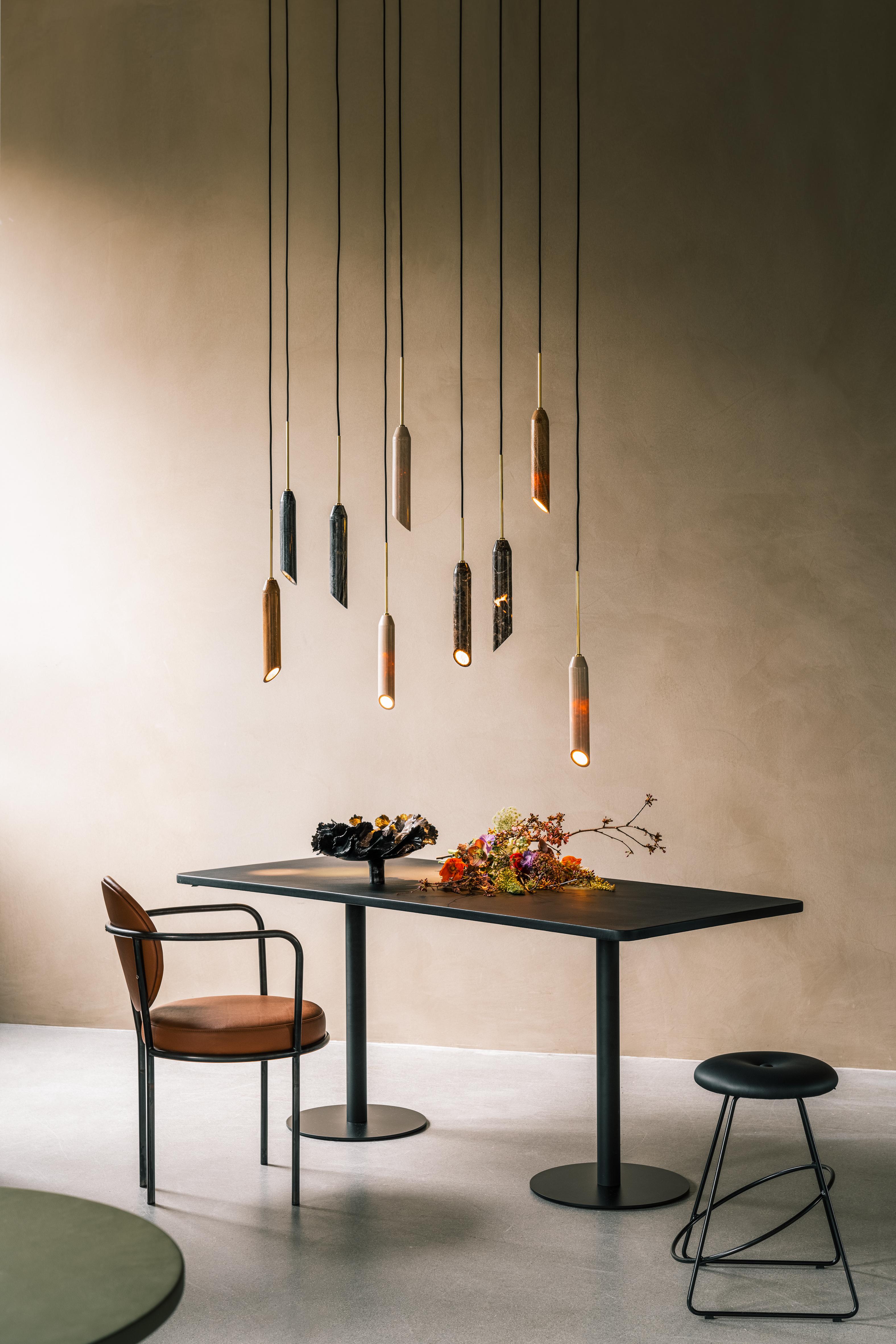 MARBLE ART pendant lamp sandy marble