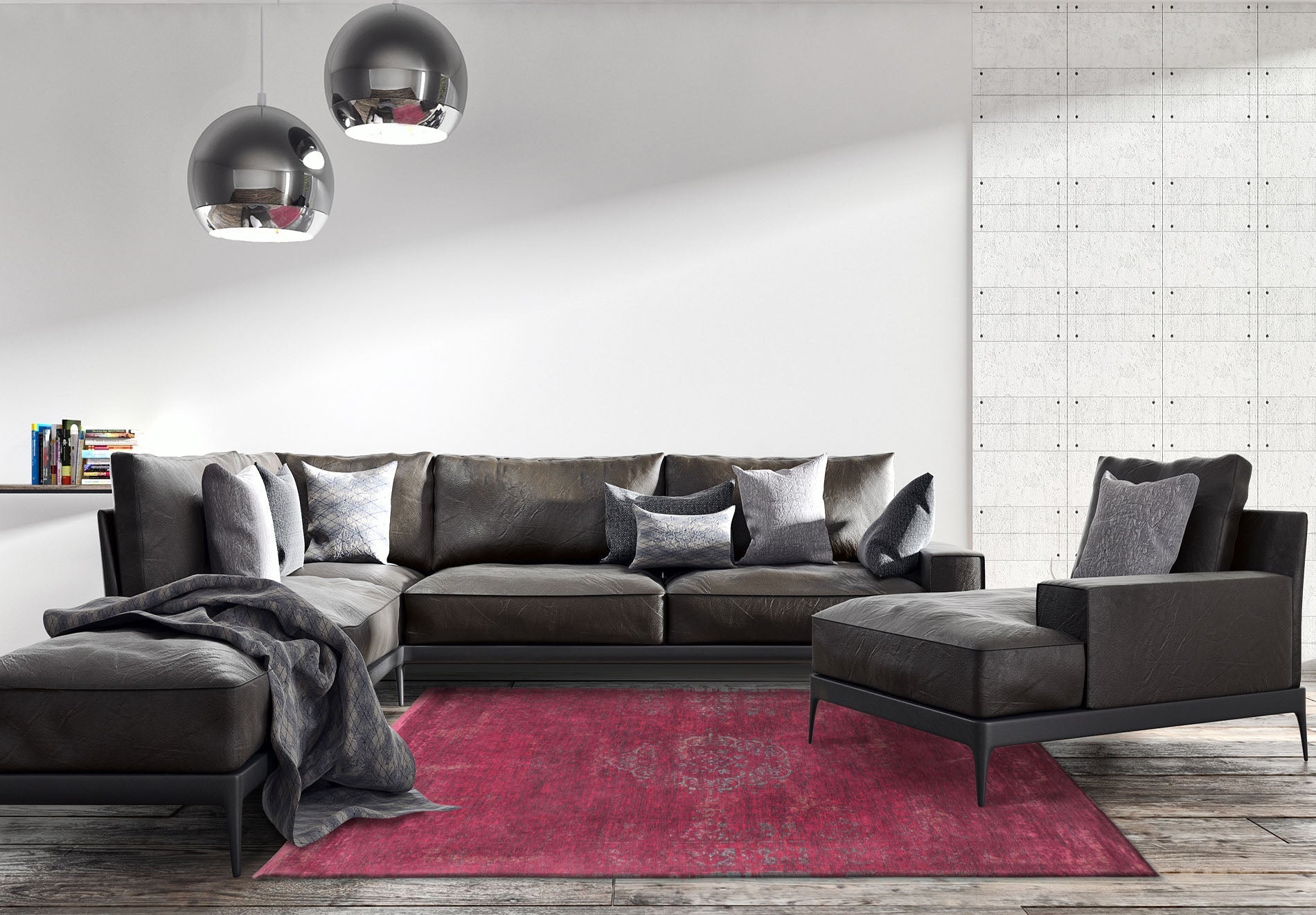 Medallon Scarlet Purpura Teppich