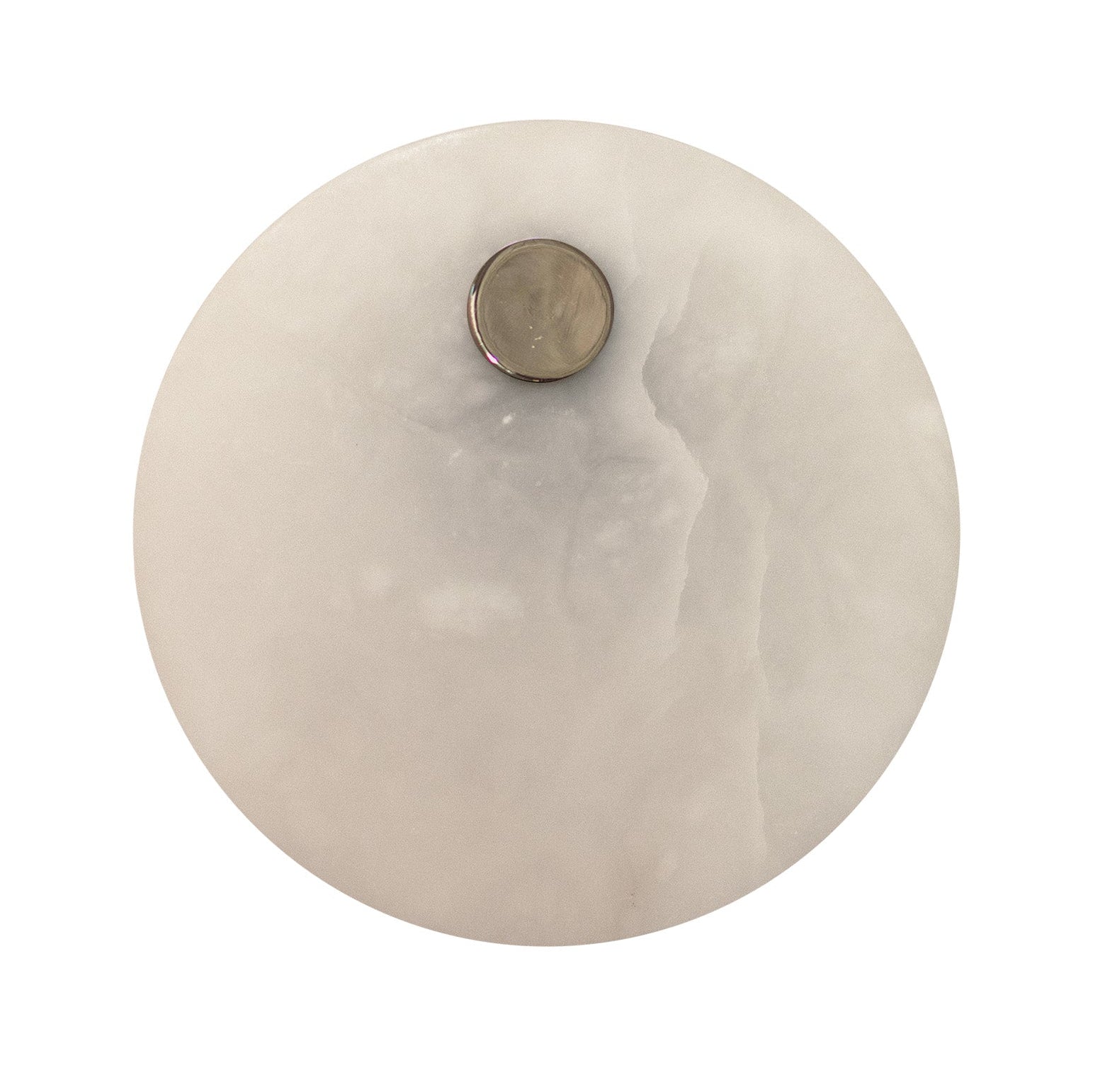 Alabaster Wall Lamp EOS Nickel