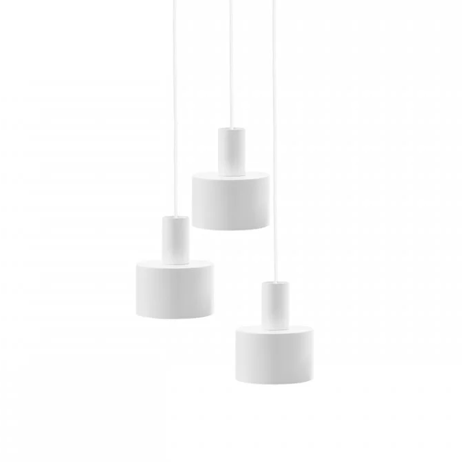 ENKEL 3P White Pendant Lamp