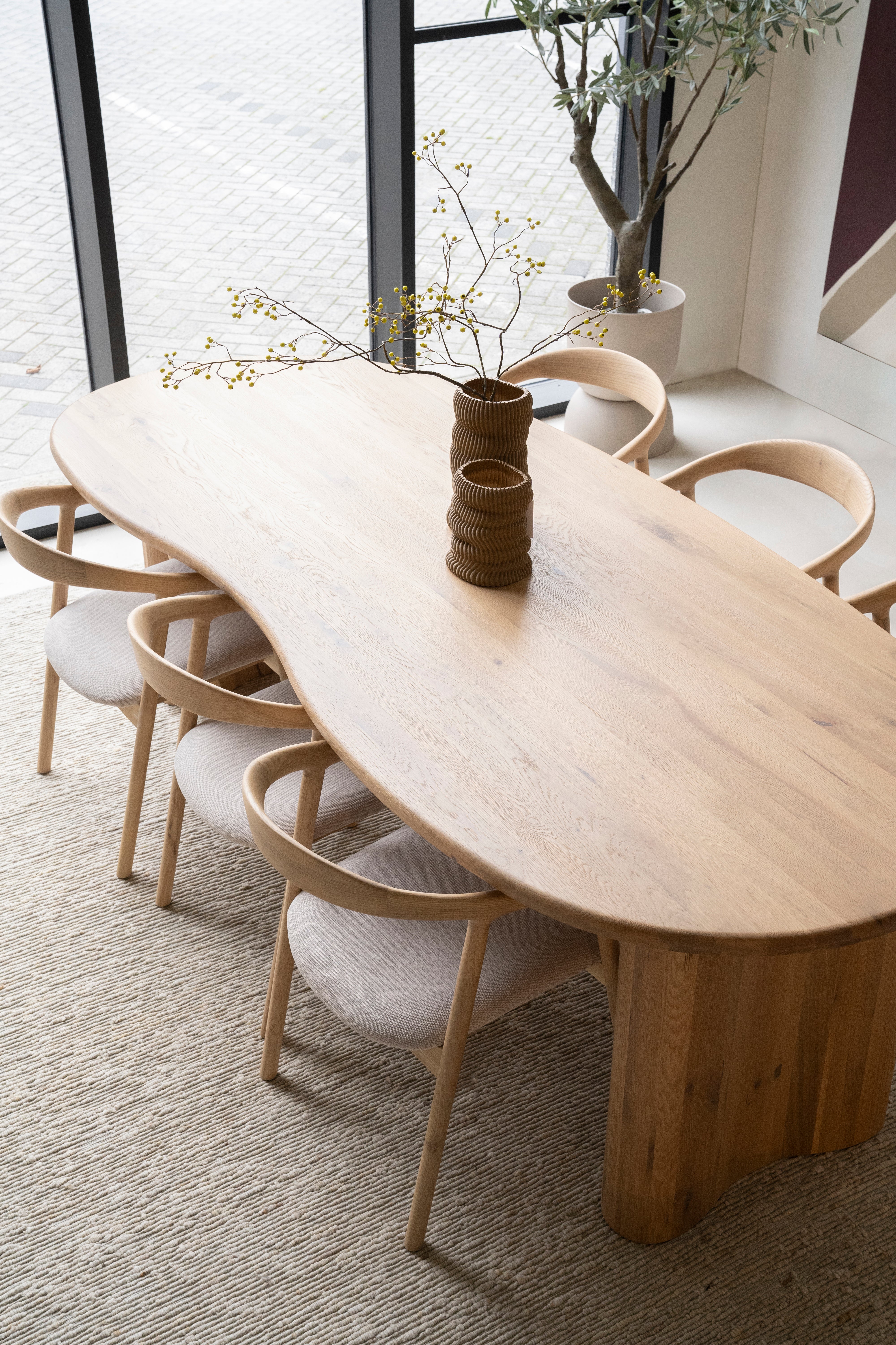Oval Table JOSH Oak Wood