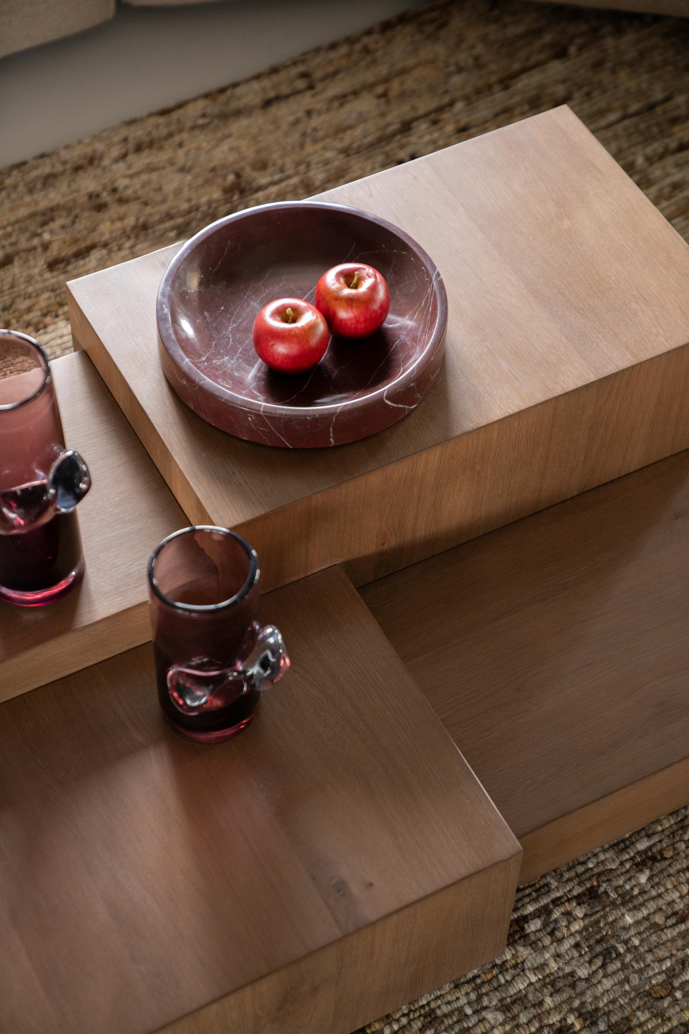 QUINTEN Dark Oak Veneer Coffee Table