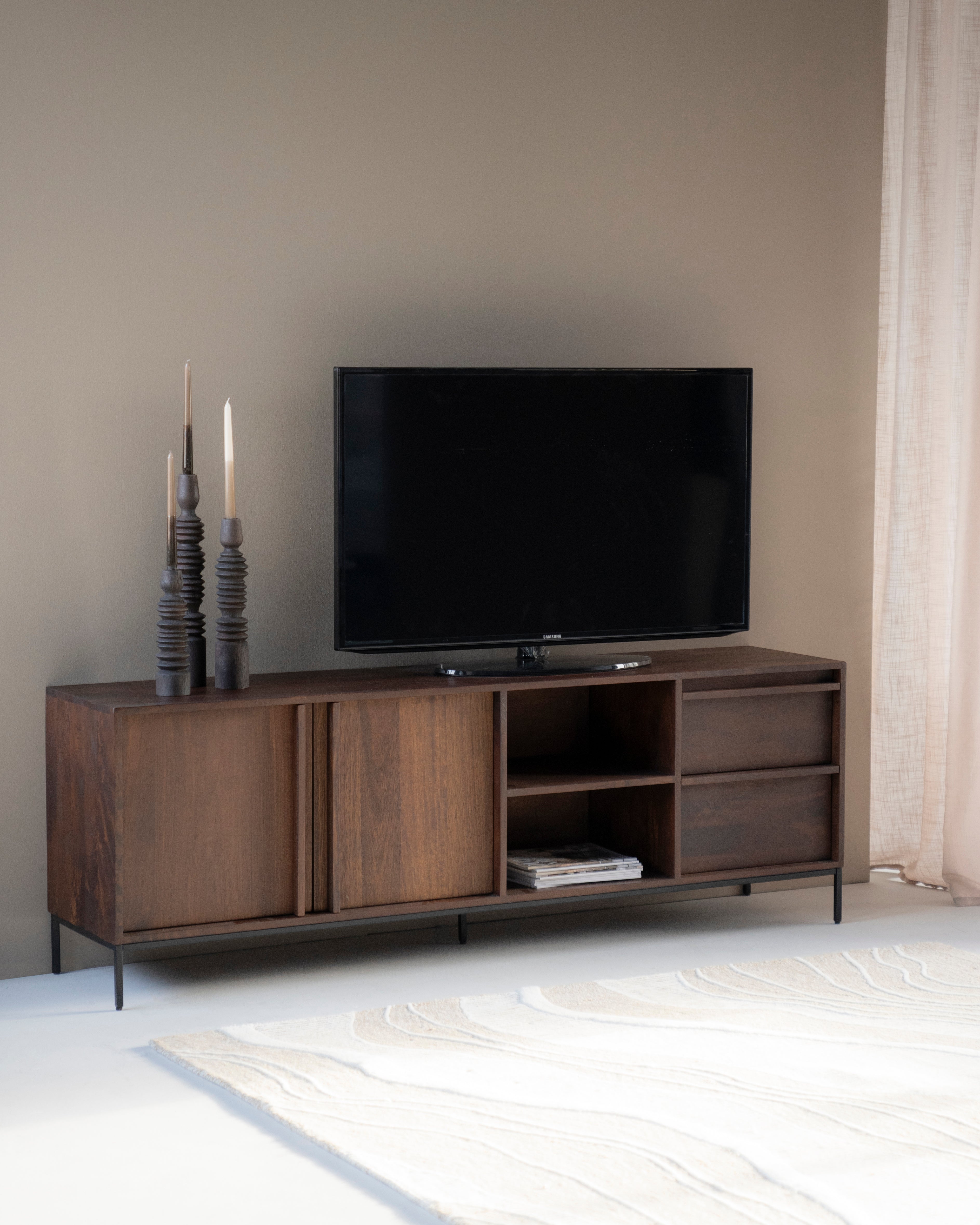 JIMMY TV cabinet mango wood
