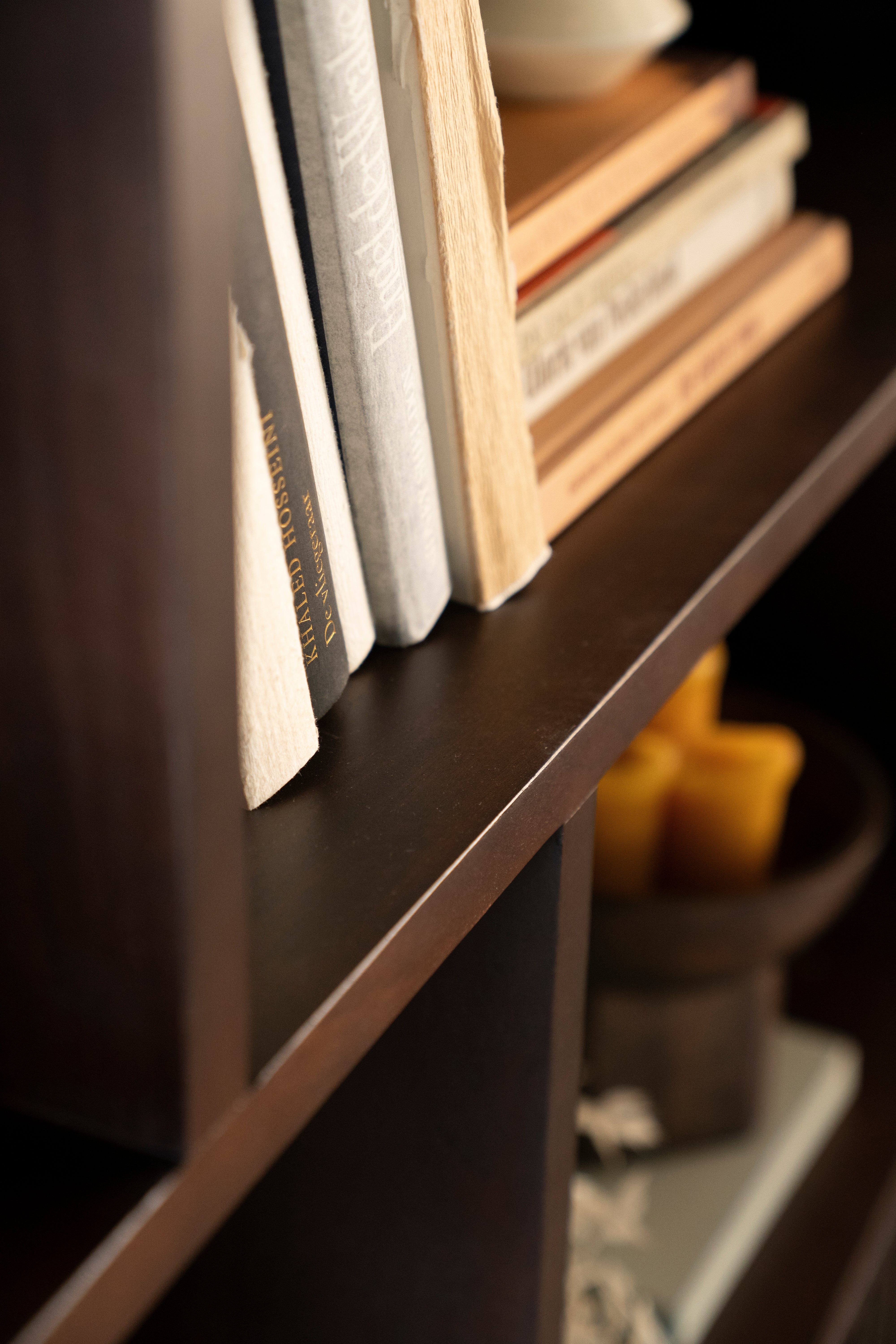 REMI Shelf dark brown mango wood