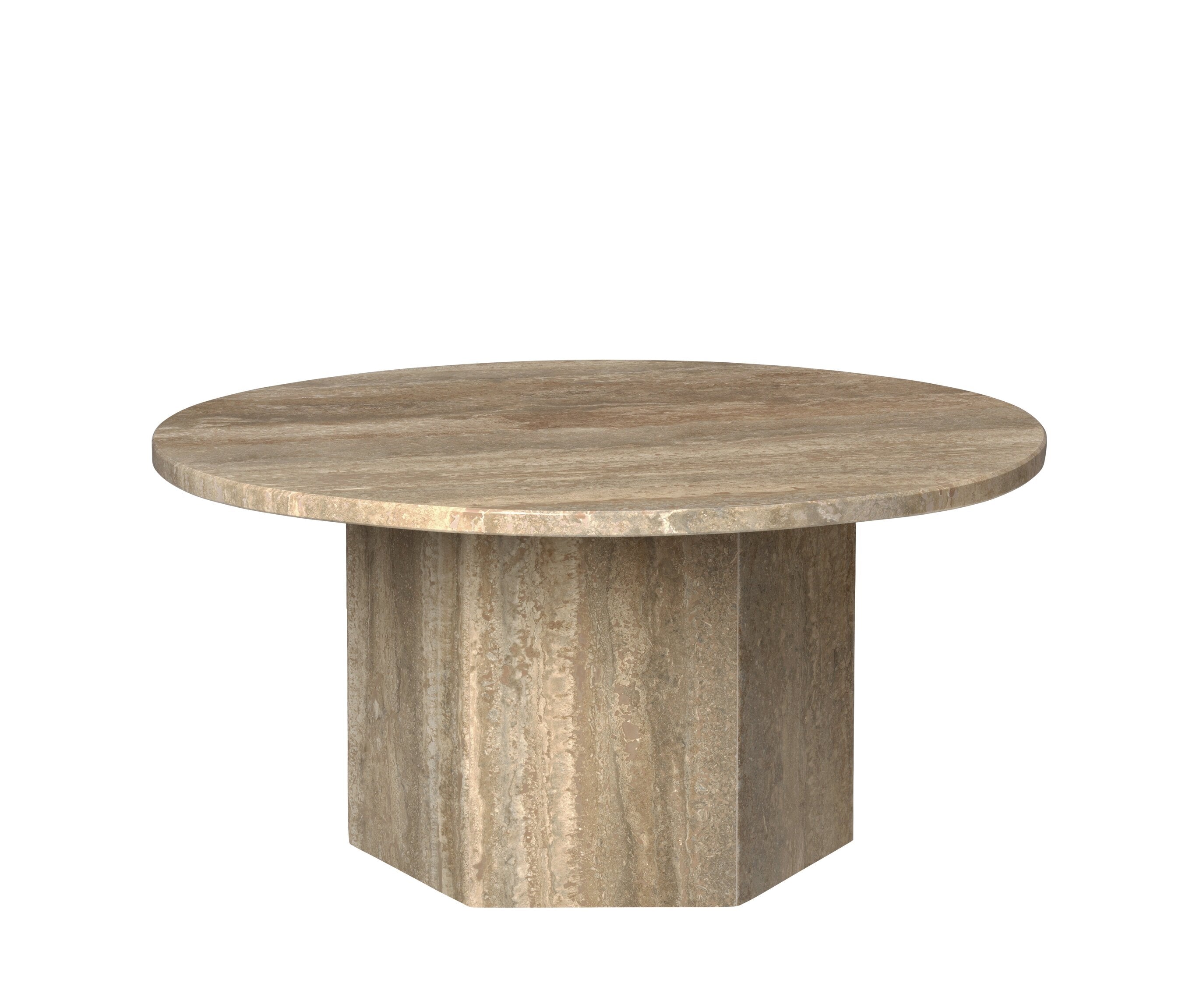 EPIC Beige Travertine Coffee Table