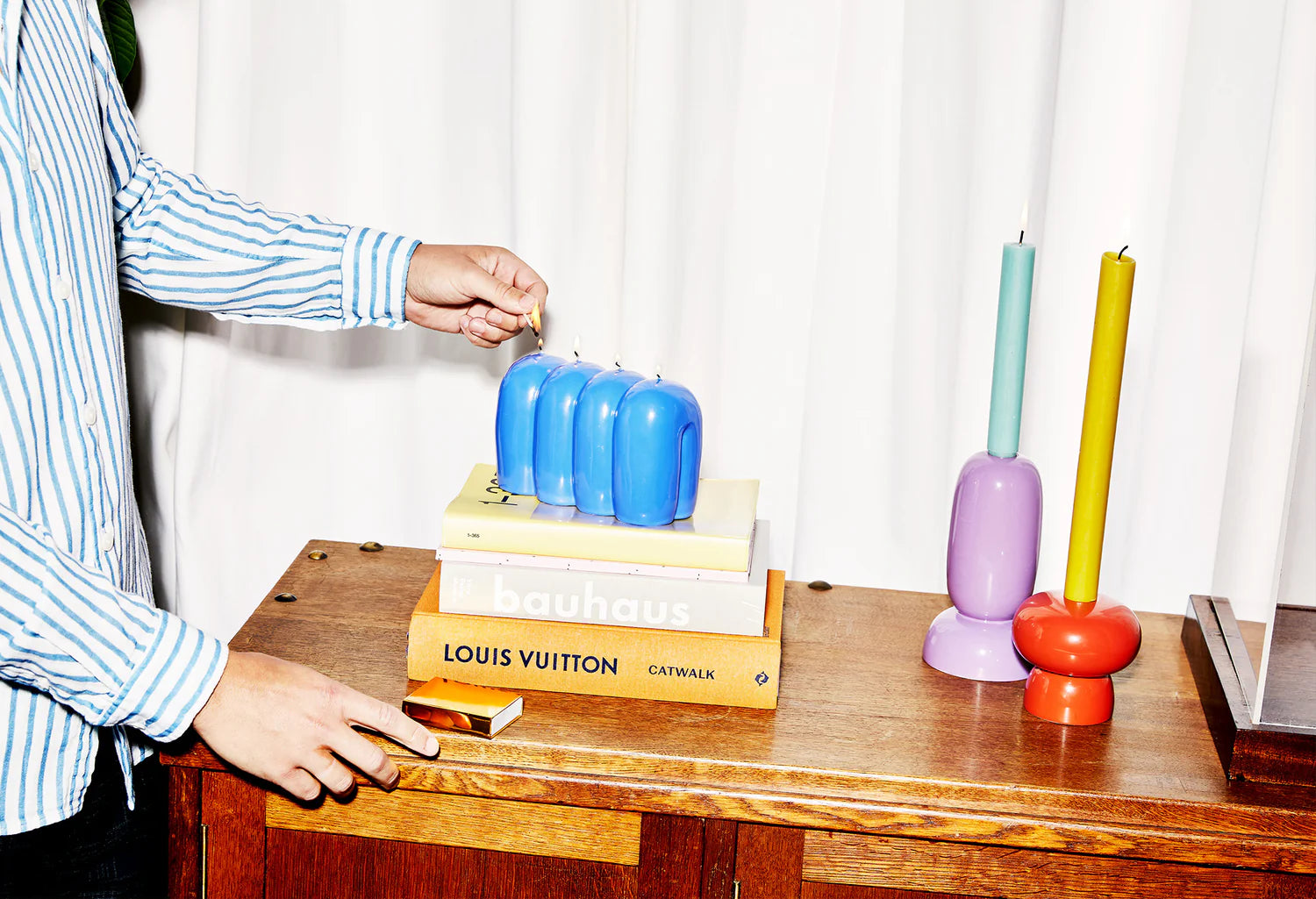 KOBUS Orange Candle Holder