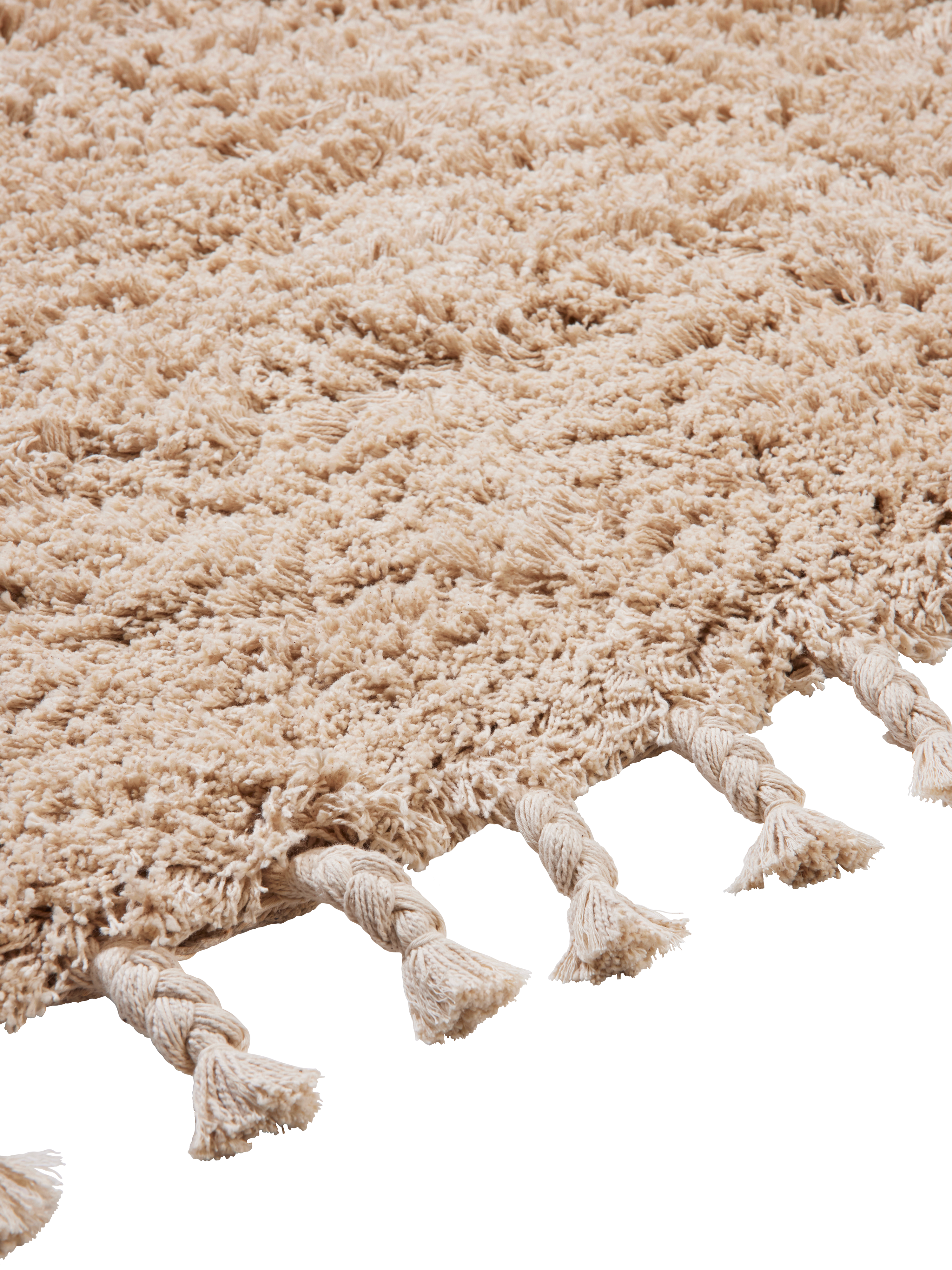 AMASS LONG PILE Beige Rug