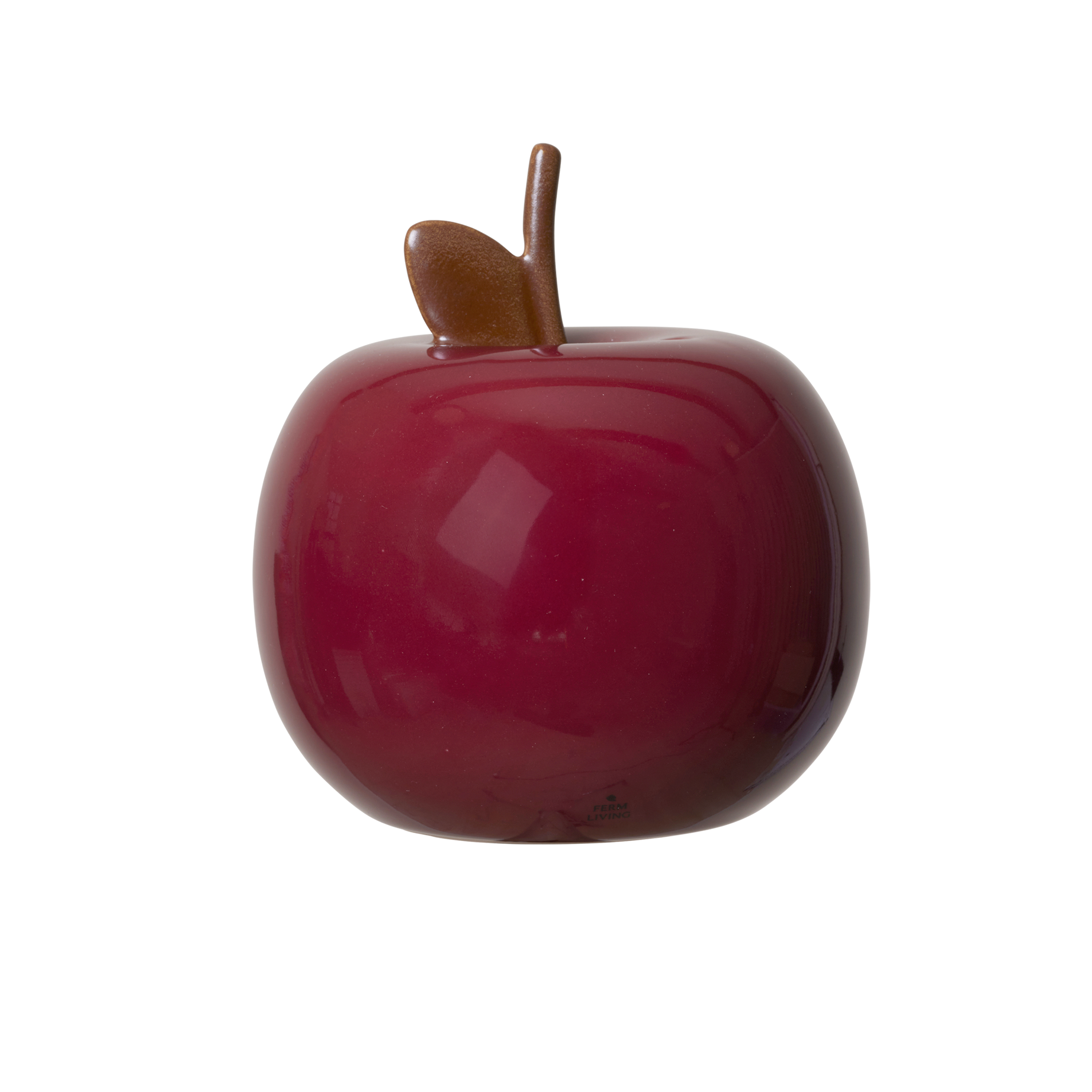 red APPLE piggy bank