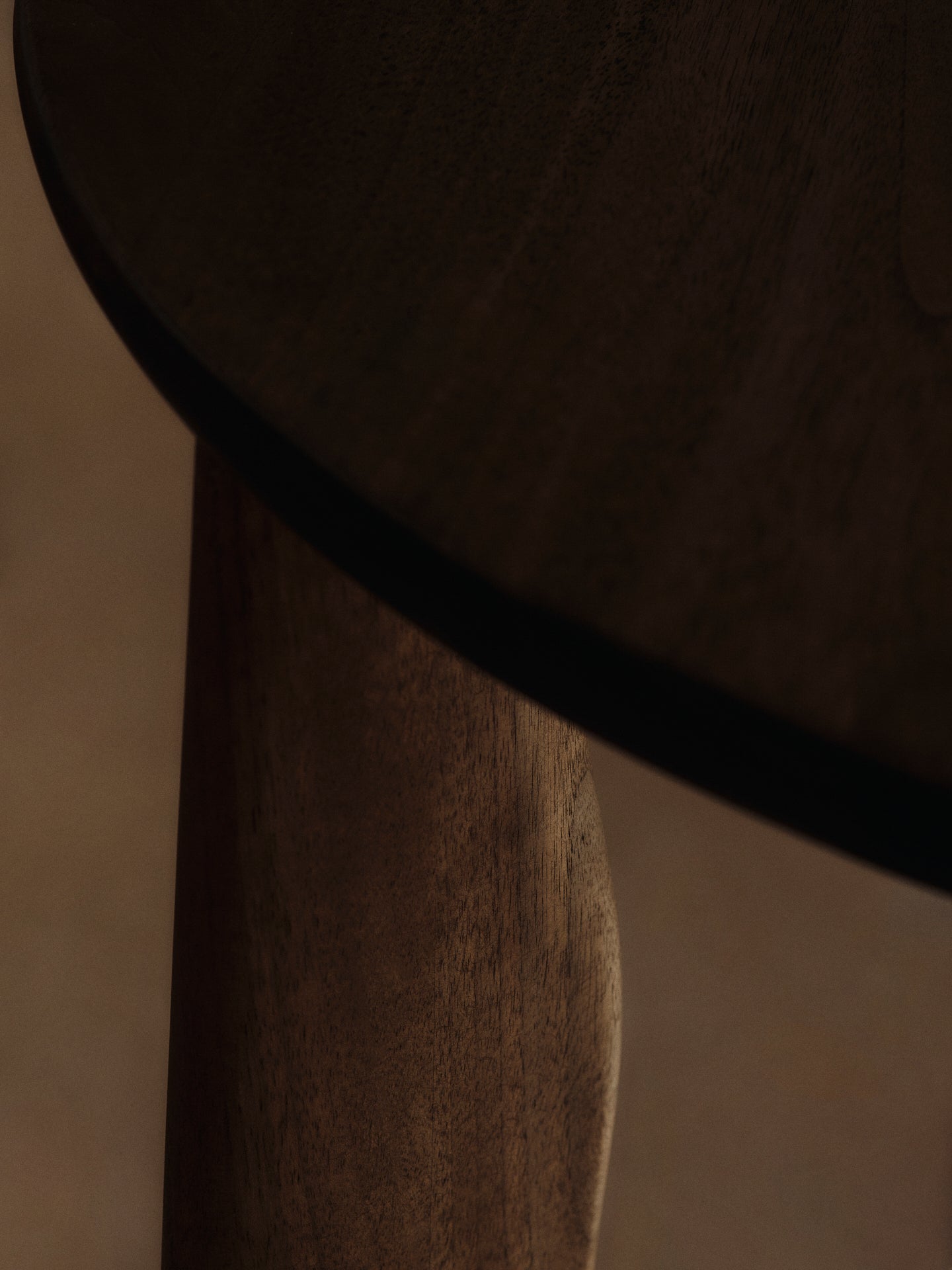 Desk with drawer FEVE walnut wood