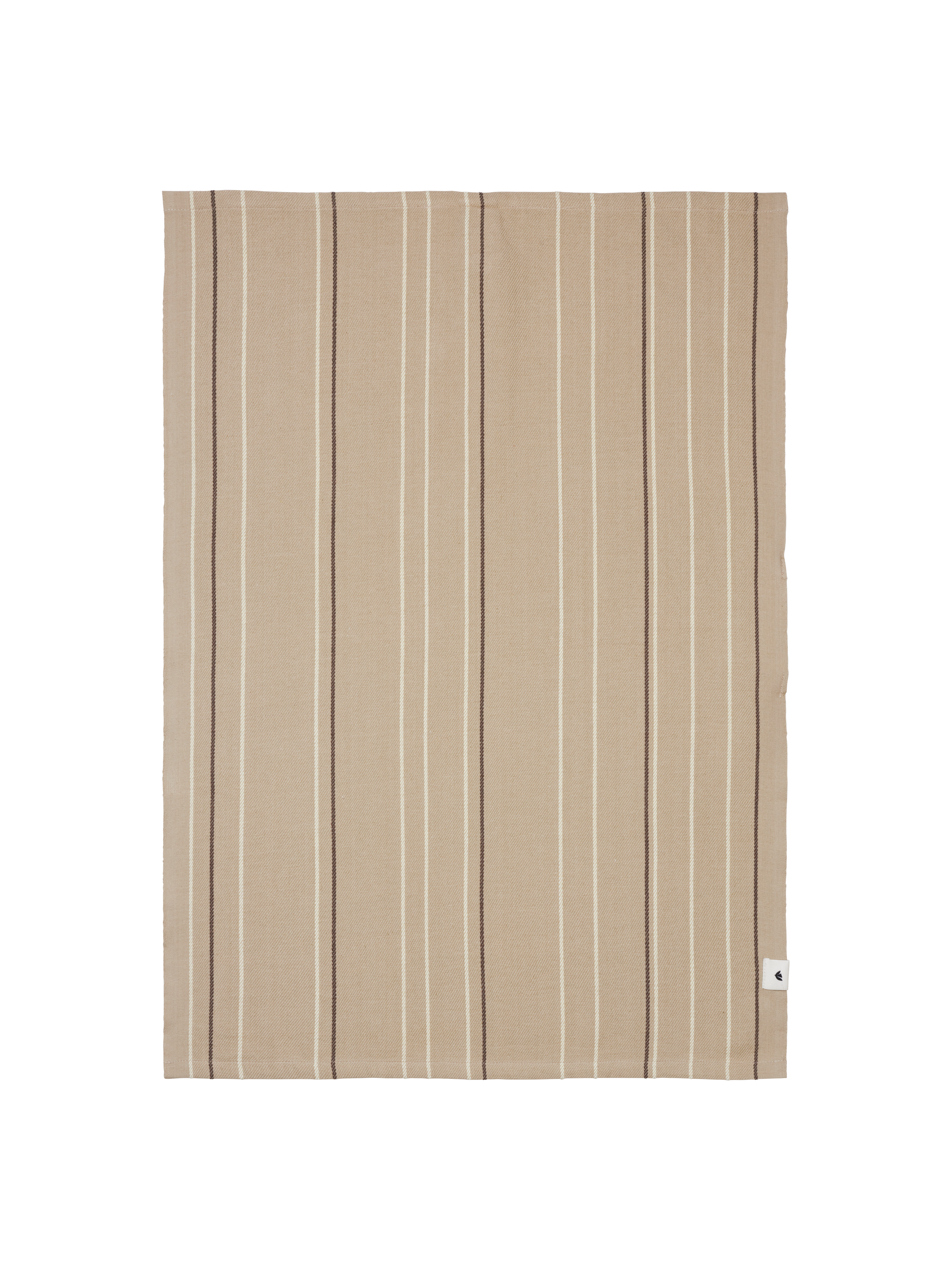 ITO beige kitchen towel set with white