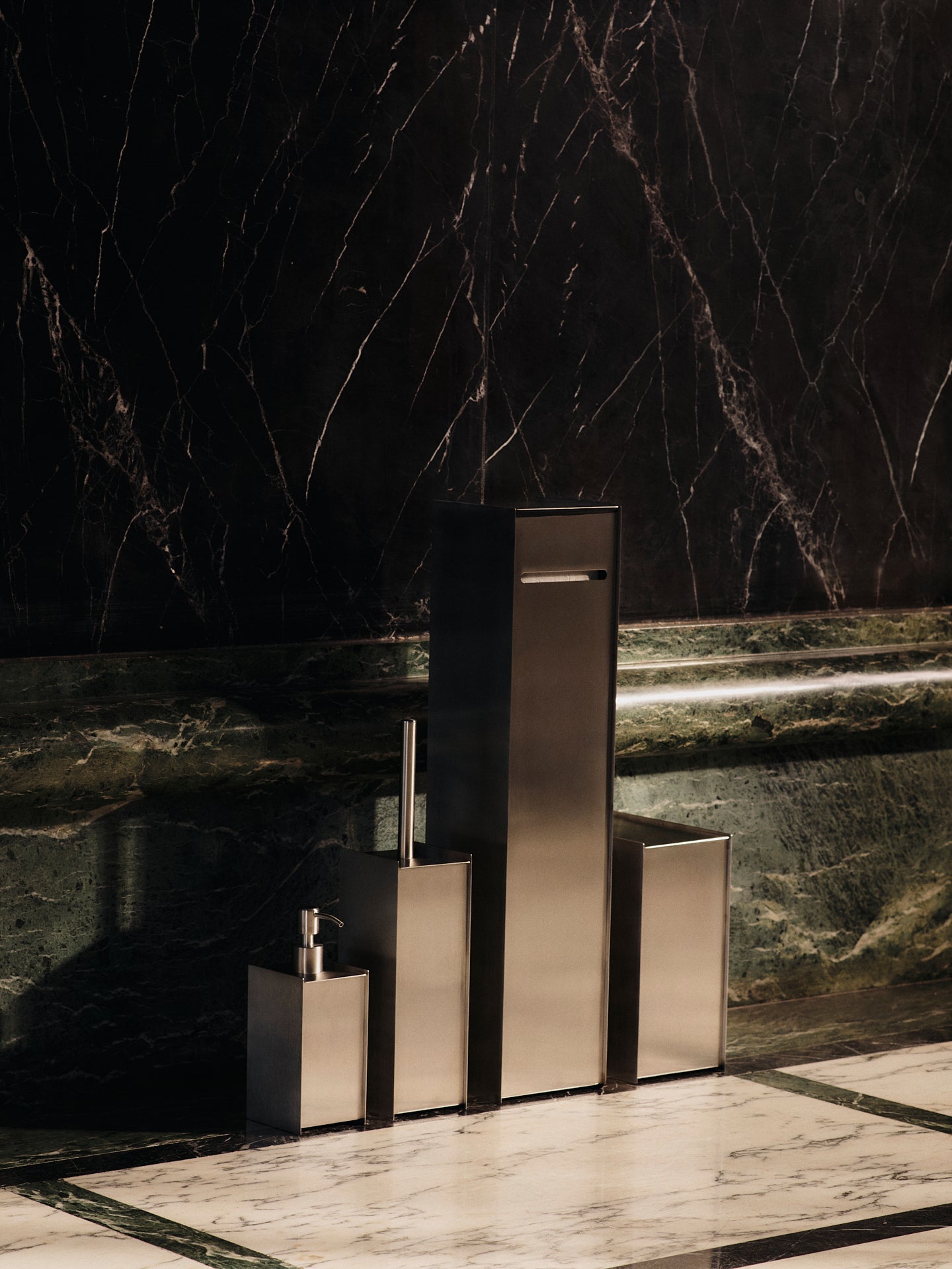 Toilettenpapierhalter SAMA gebürsteter Stahl