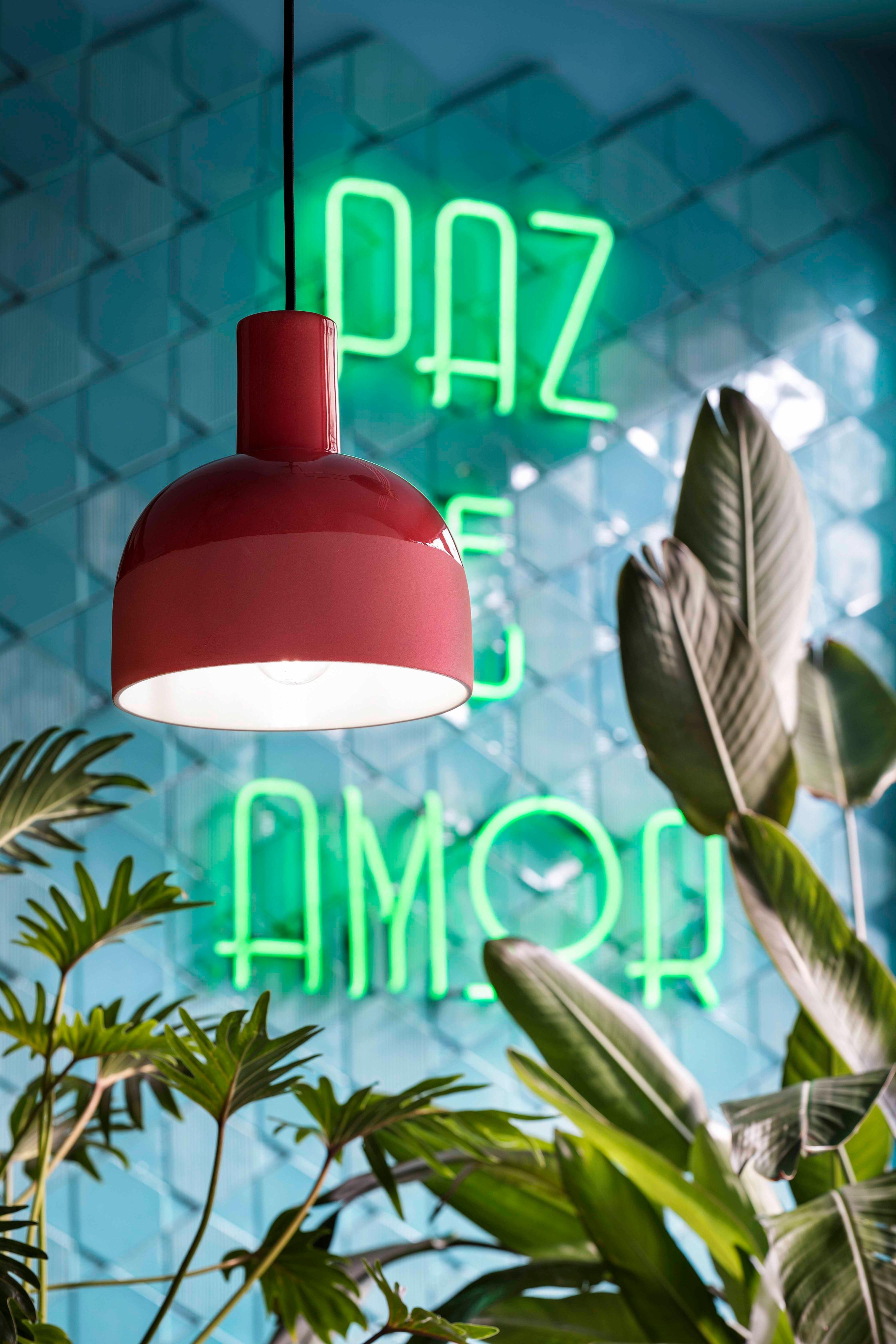 CAXIXI white ceramic pendant lamp