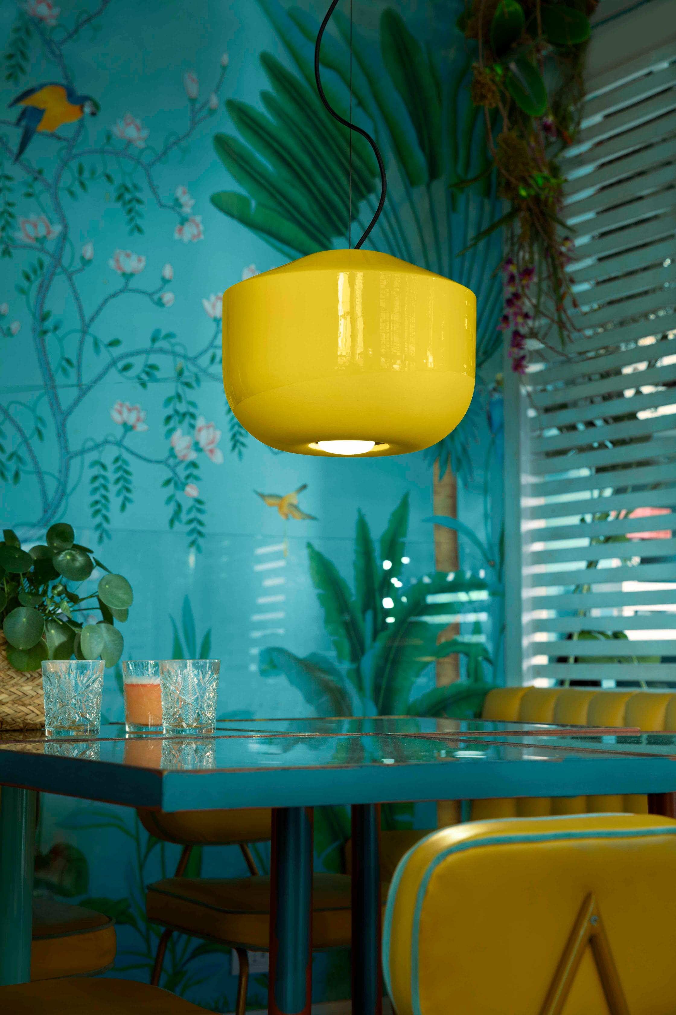 BELLOTA white ceramic pendant lamp
