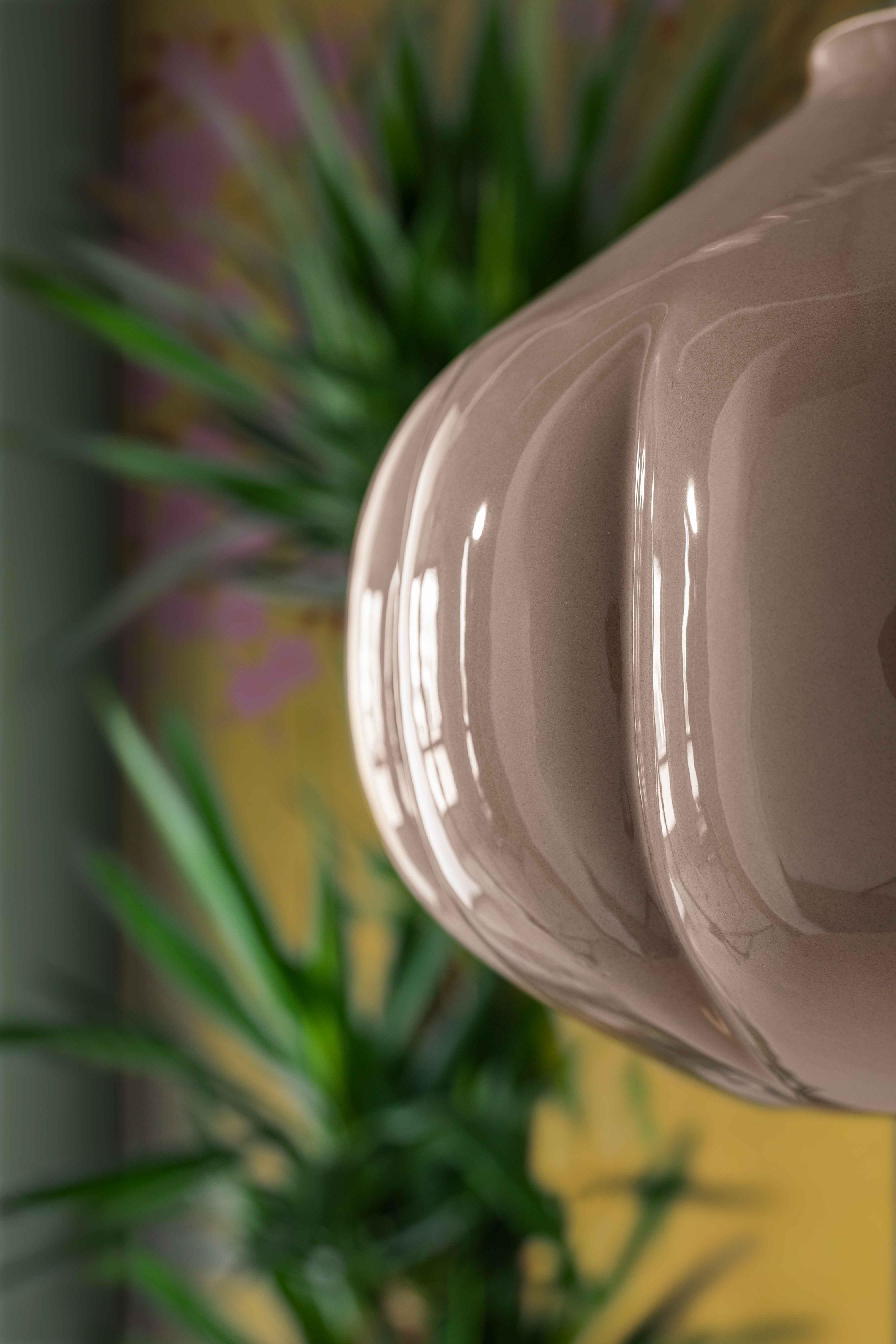 AFOXÉ beige ceramic pendant lamp