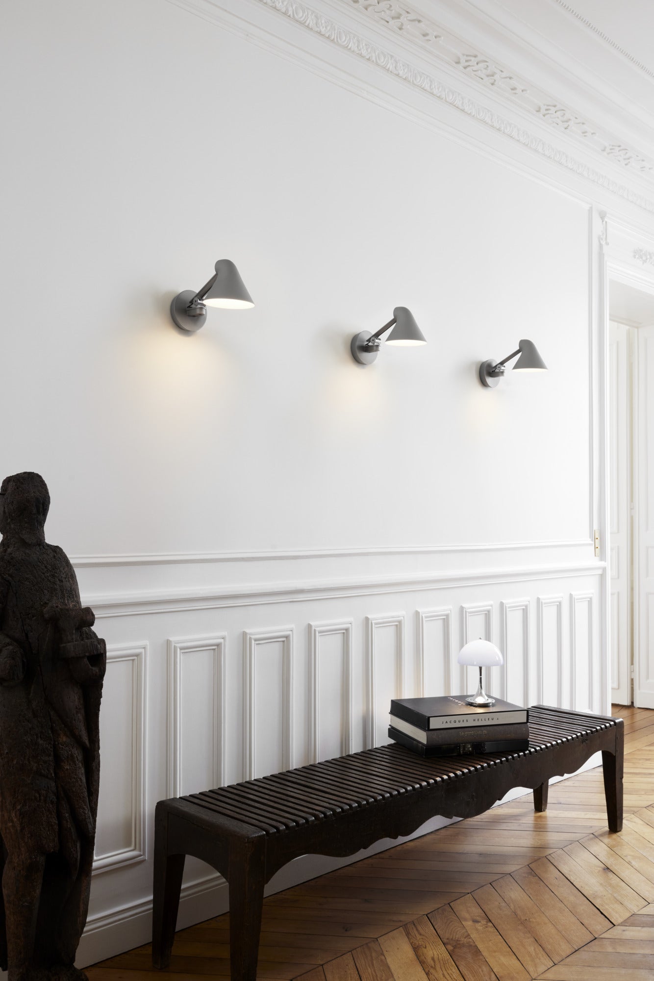 Wandlampe mit verstellbarem Arm NJP weiß