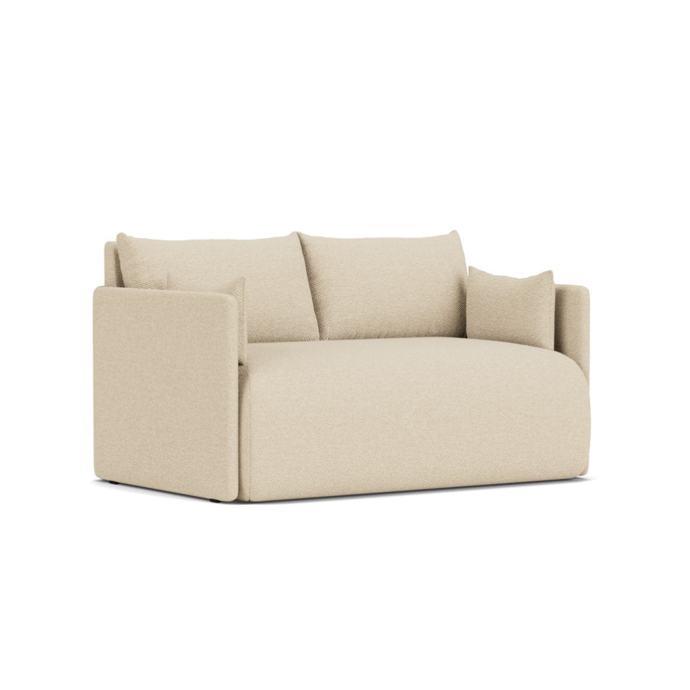 Sofa z funkcją spania 2-osobowa 0FFSET jasnobeżowy