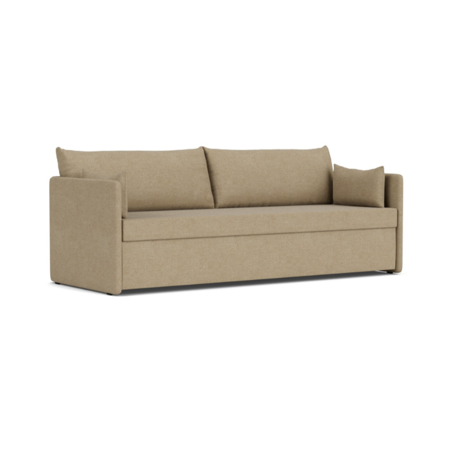 Sofa z funkcją spania 3-osobowa 0FFSET beżowy