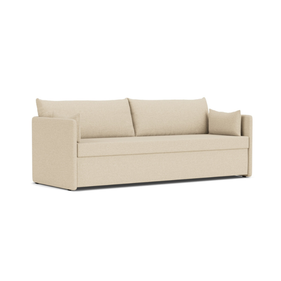 Sofa with sleeping function 3-seater OFFSET light beige