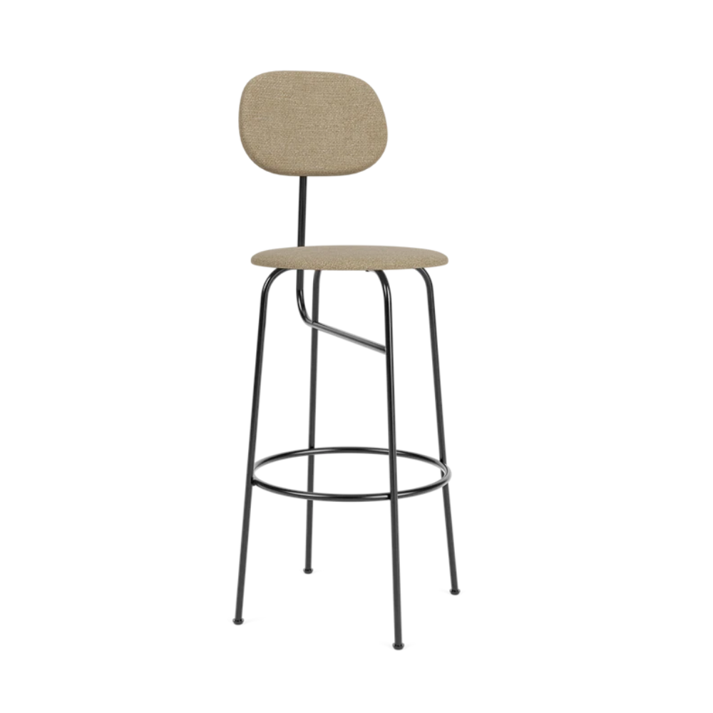 Upholstered stool AFTEROOM PLUS beige boucle