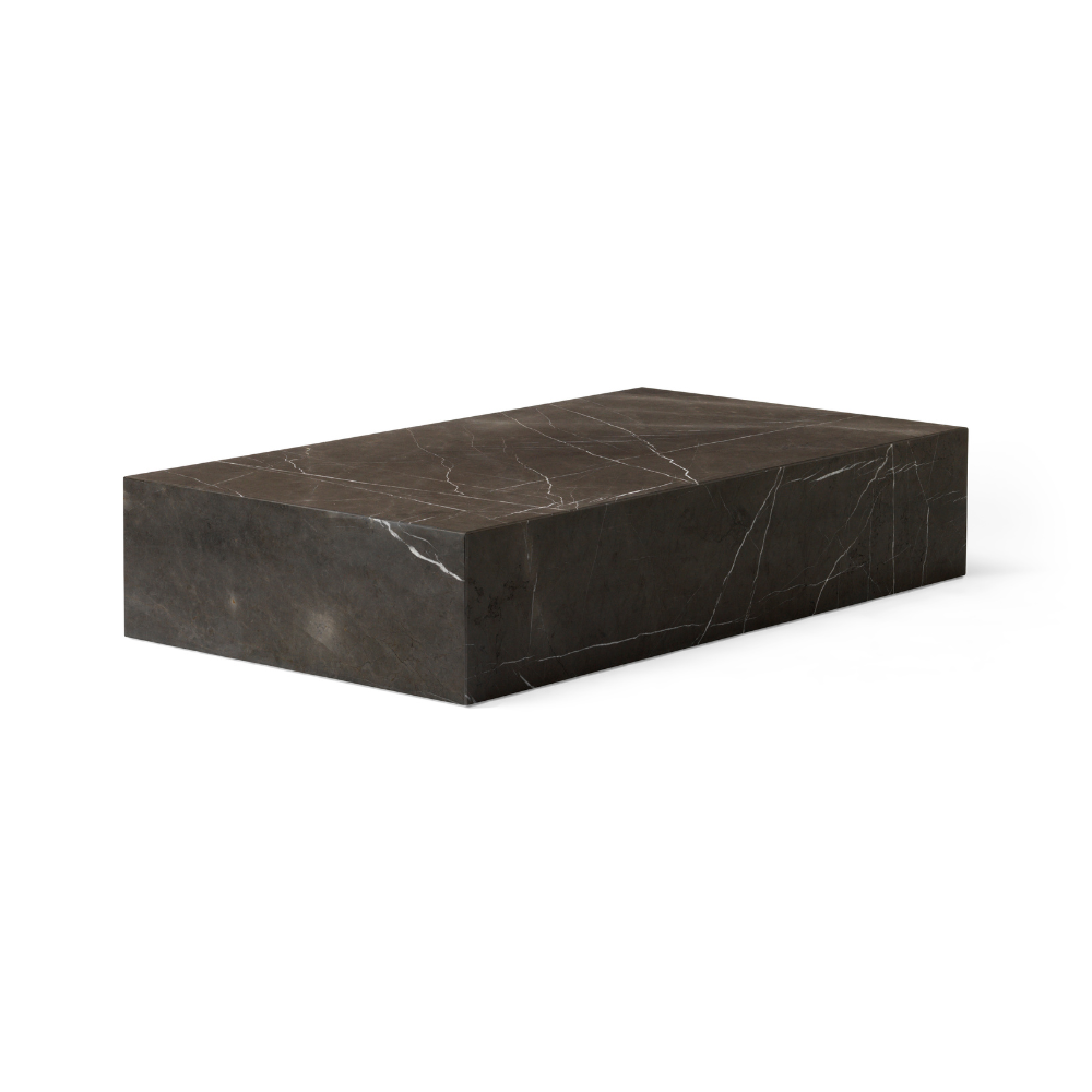 Couchtisch PLINTH GRAND brauner Marmor