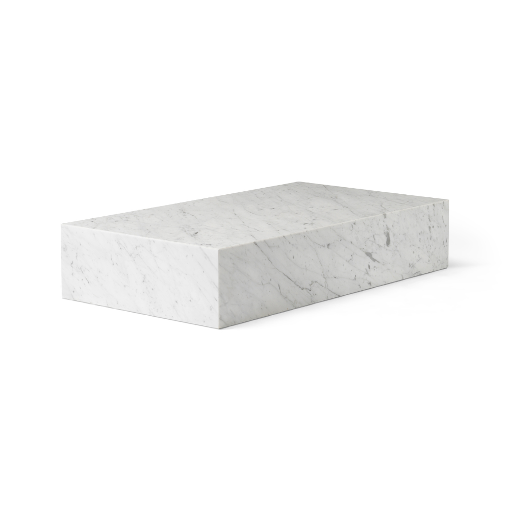 PLINTH GRAND coffee table white marble