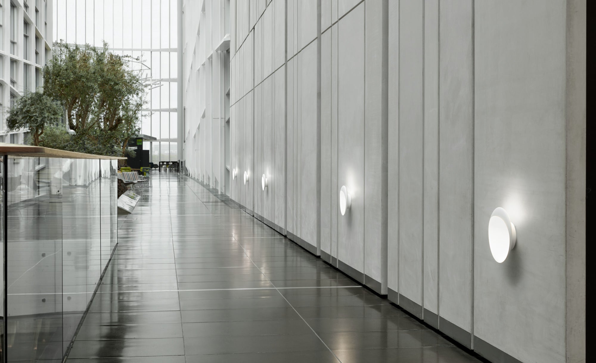 FLINDT wall lamp white