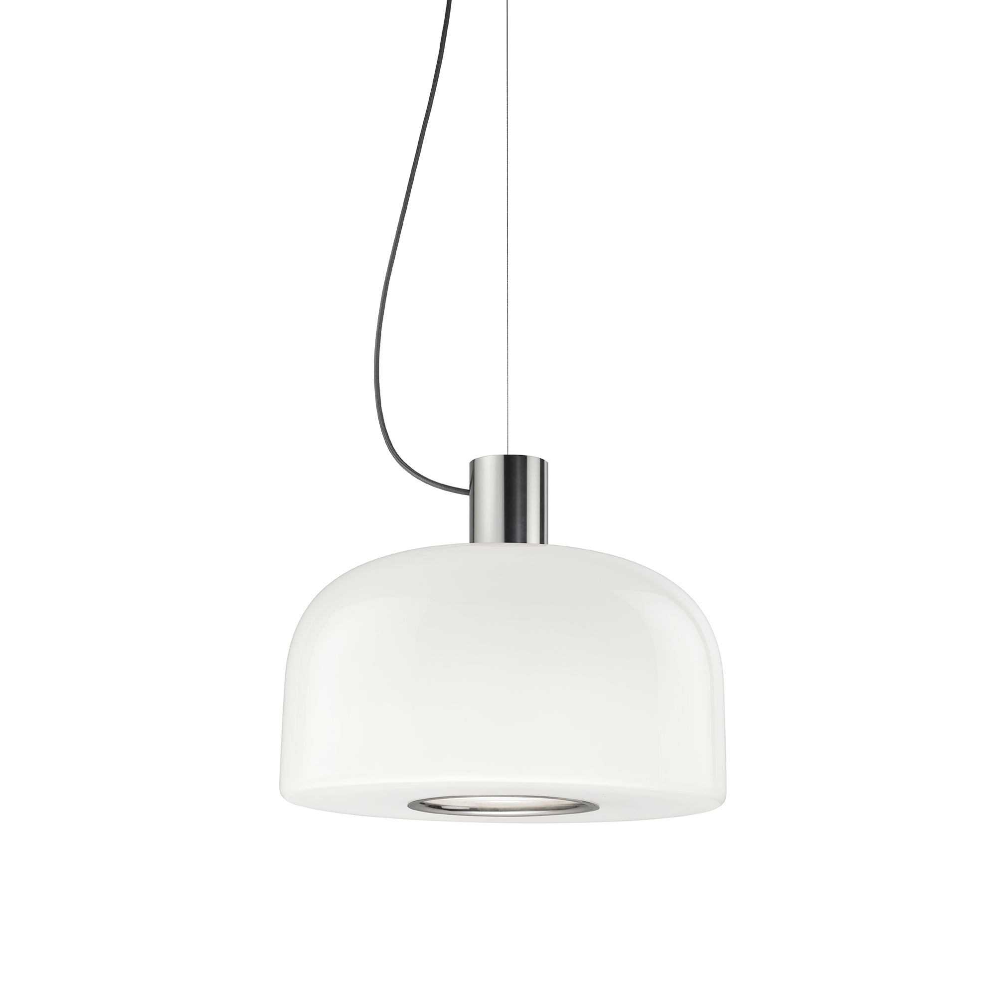 BELLHOP GLASS Silver Pendant Lamp