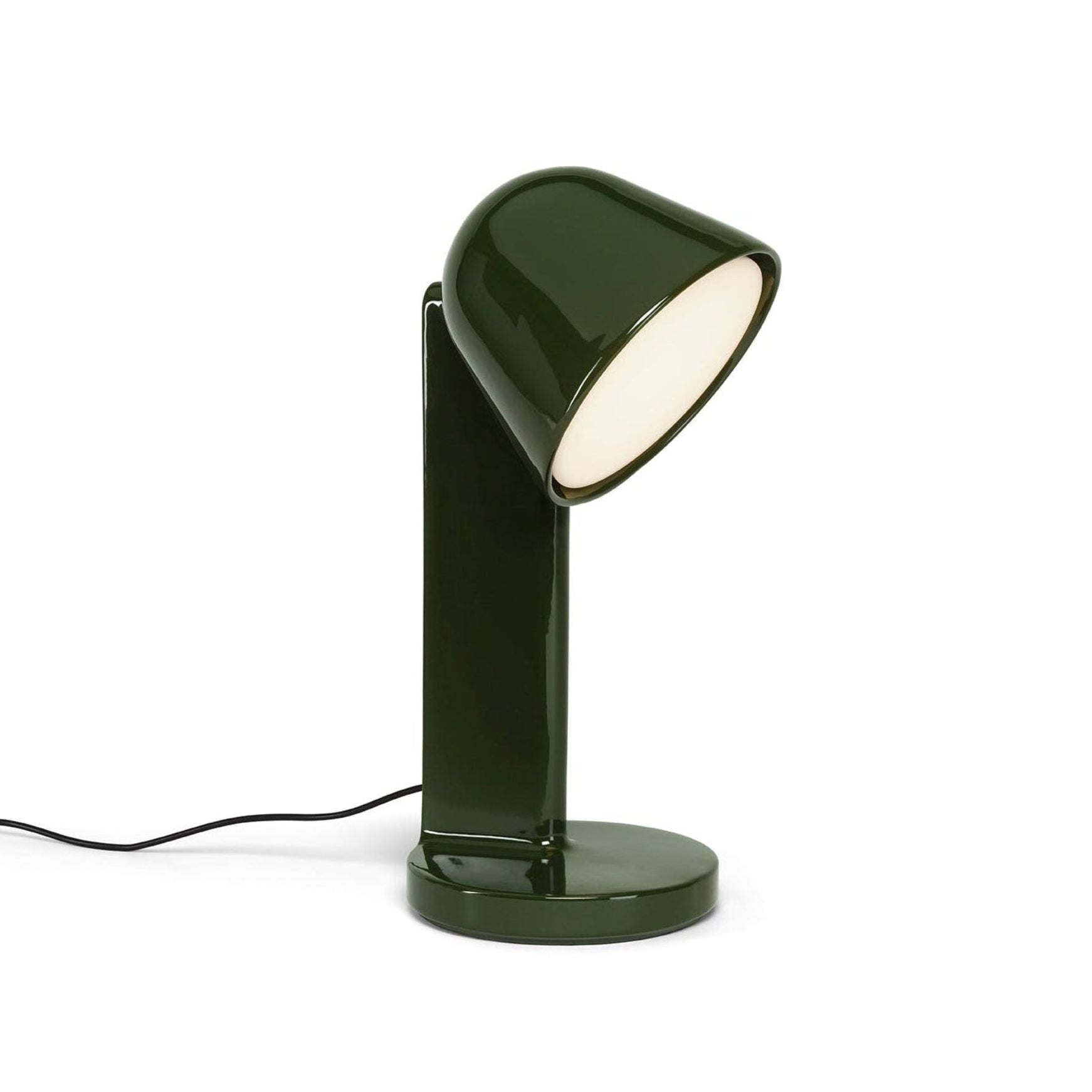 Ceramic Table Lamp Dark Green
